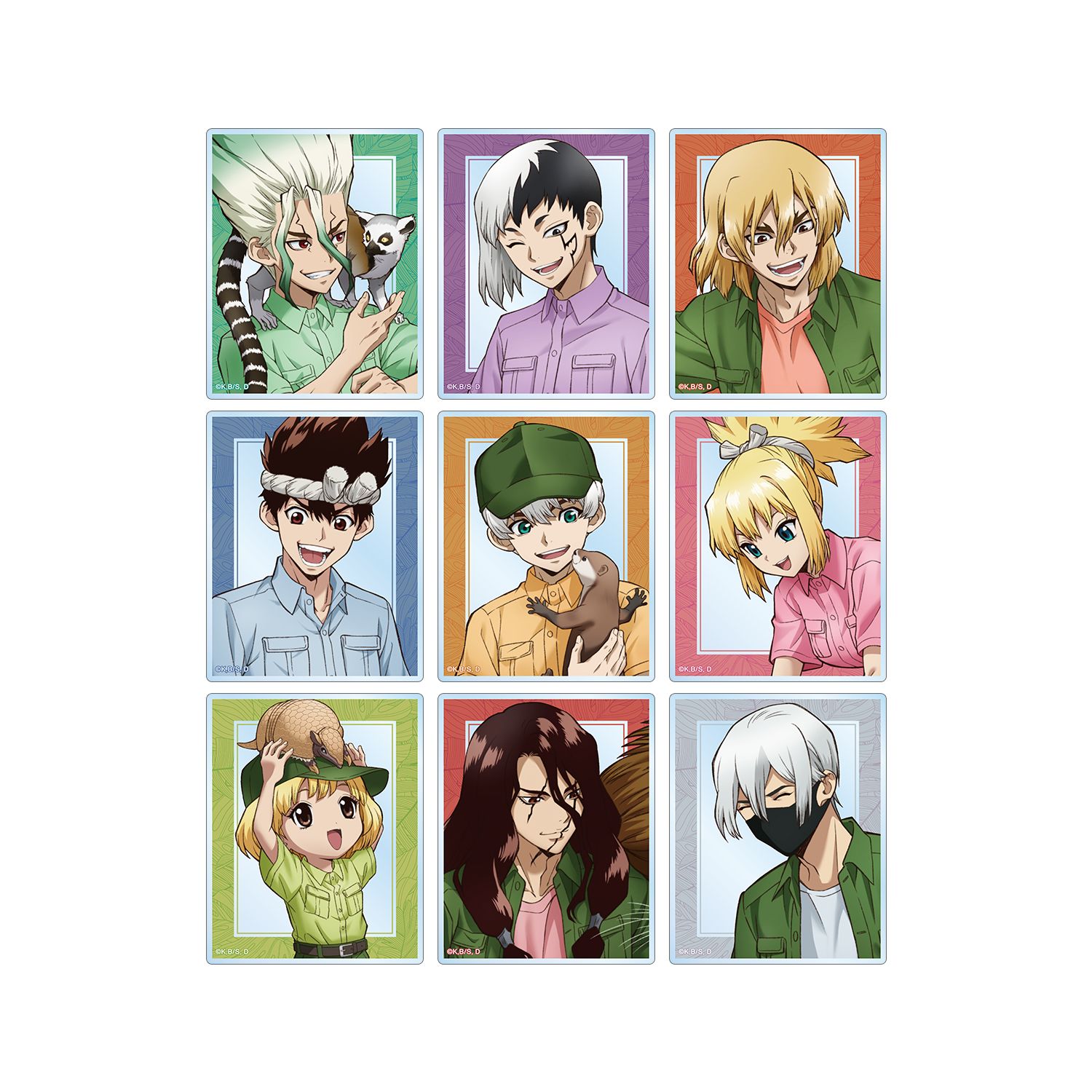TVアニメ「Dr.STONE」 描き下ろし 飼育係ver. トレーディングアクリルカード(単位/単品) - 公式商品画像 | AniSmile