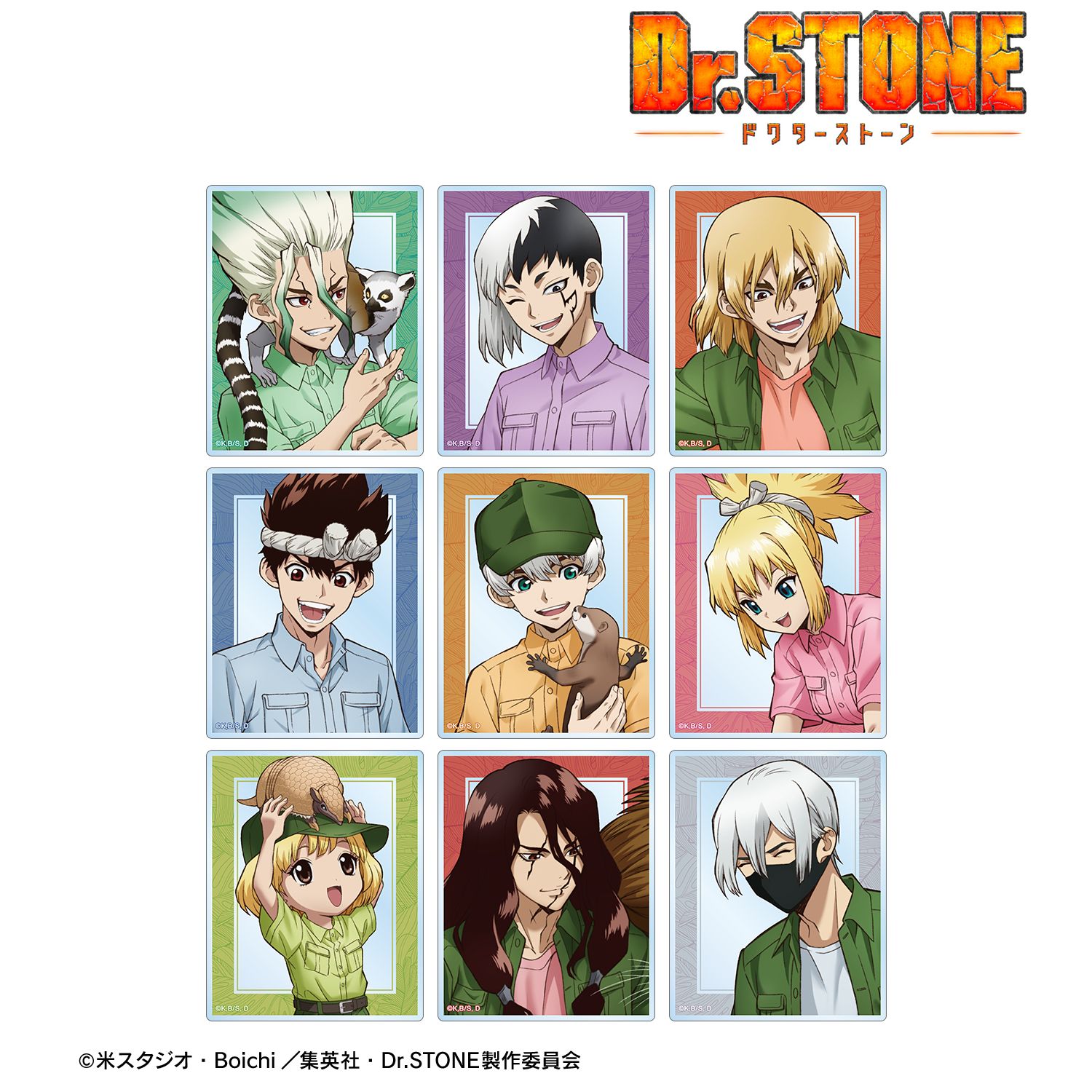 TVアニメ「Dr.STONE」 描き下ろし 飼育係ver. トレーディングアクリルカード(単位/単品) 画像 2 | AniSmile