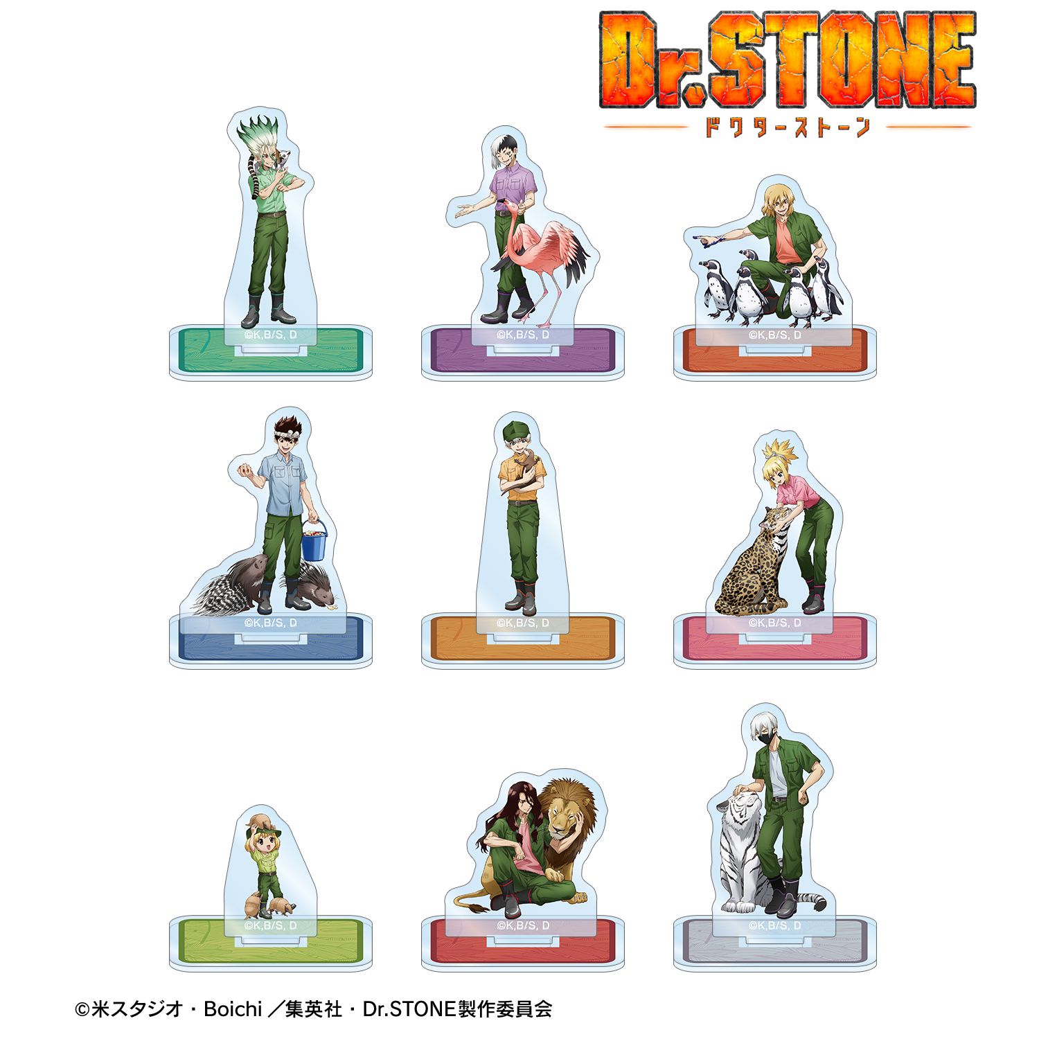 TVアニメ「Dr.STONE」 描き下ろし 飼育係ver. トレーディングミニアクリルスタンド(単位/単品) Image 3 | AniSmile