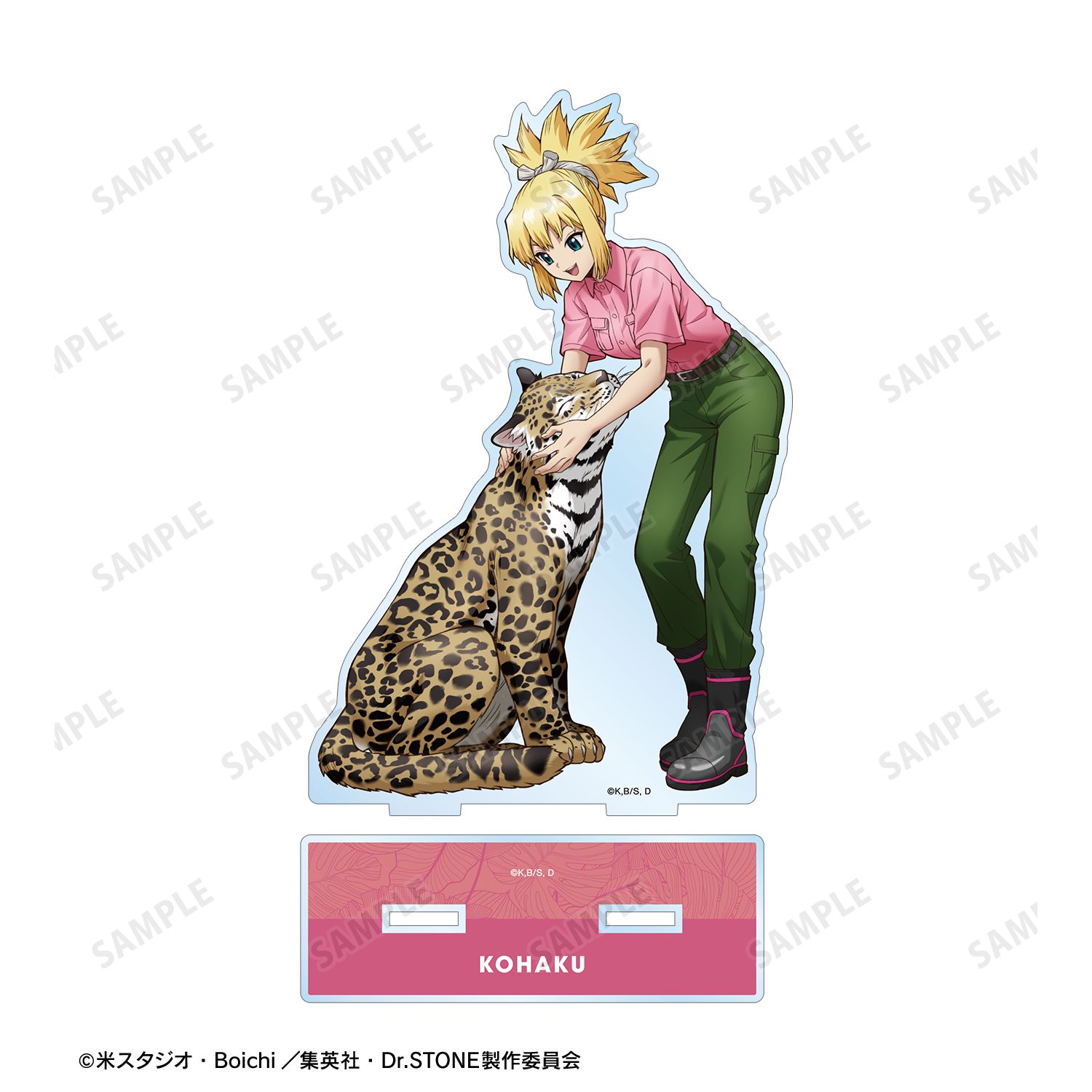 TVアニメ「Dr.STONE」 描き下ろし コハク 飼育係ver. BIGアクリルスタンド 图片 3 | AniSmile