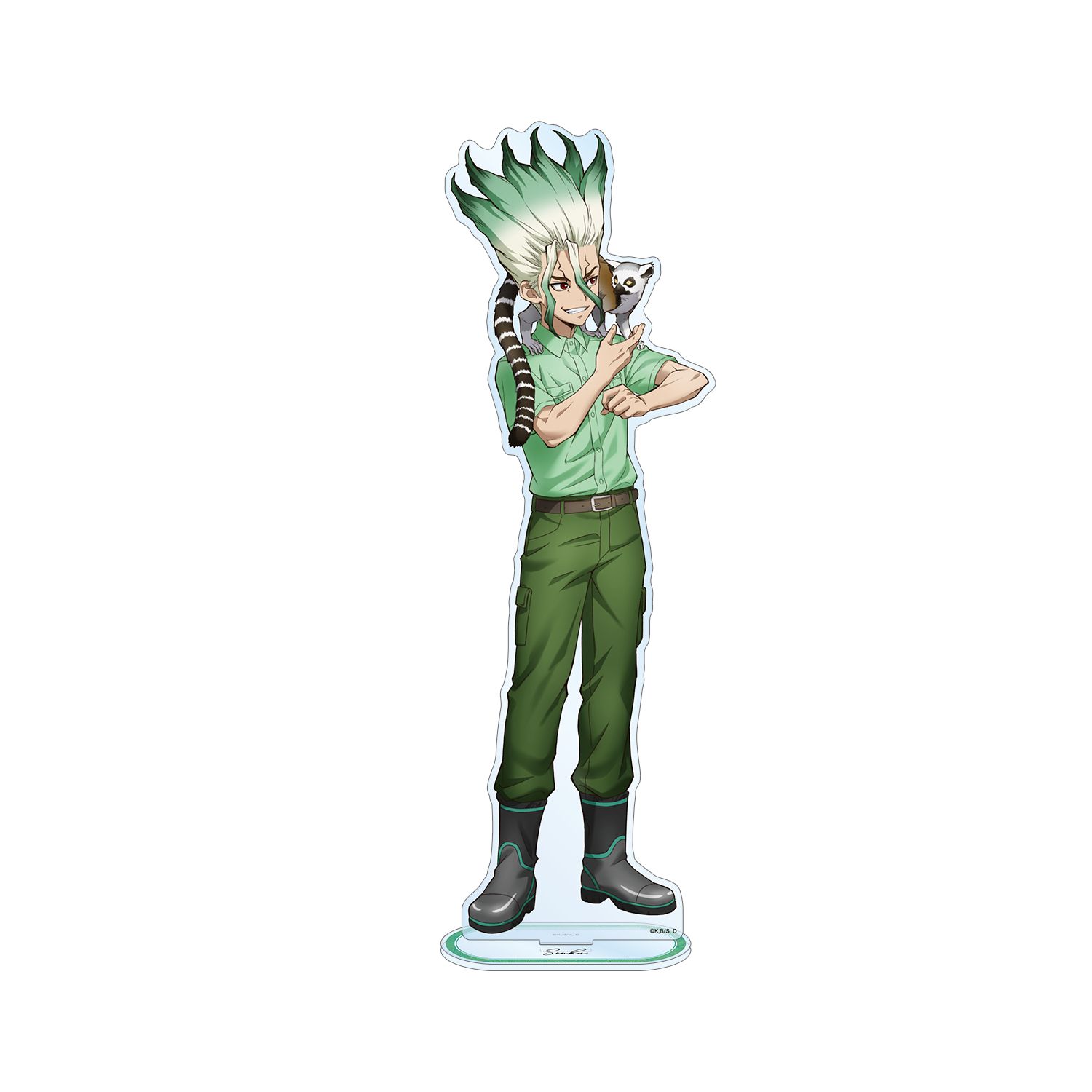 TVアニメ「Dr.STONE」 描き下ろし 石神千空 飼育係ver. 特大アクリルスタンド - official product image | AniSmile