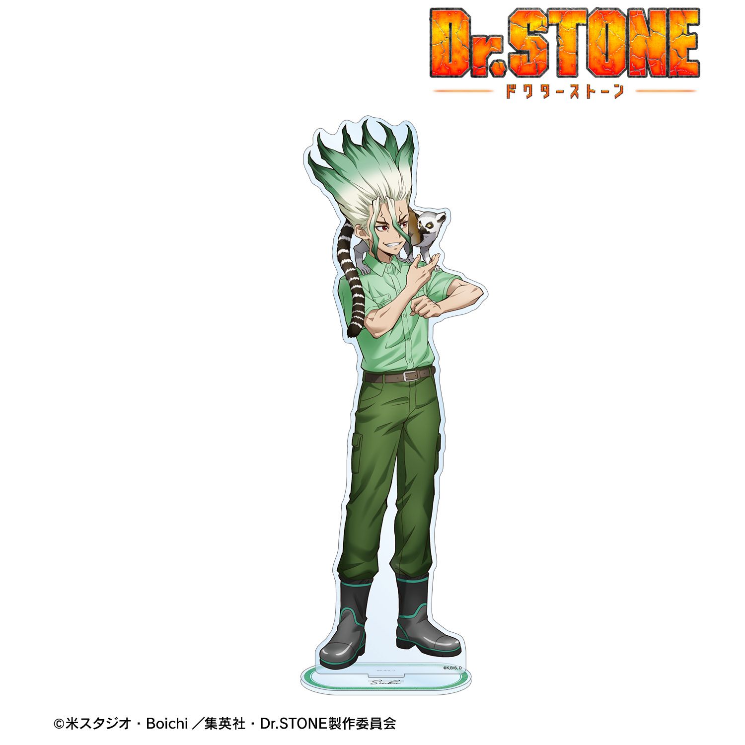 TVアニメ「Dr.STONE」 描き下ろし 石神千空 飼育係ver. 特大アクリルスタンド Image 2 | AniSmile
