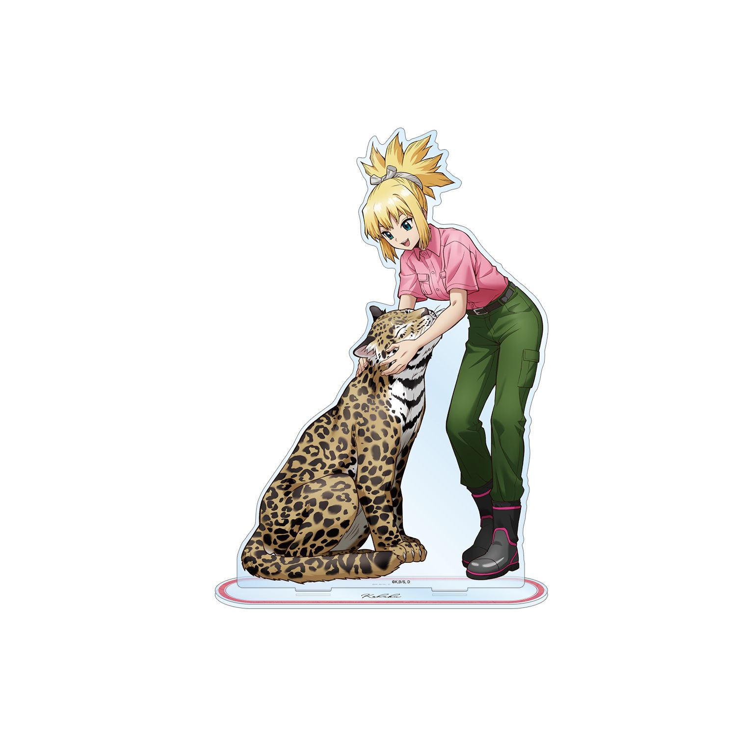 TVアニメ「Dr.STONE」 描き下ろし コハク 飼育係ver. 特大アクリルスタンド Image 2 | AniSmile