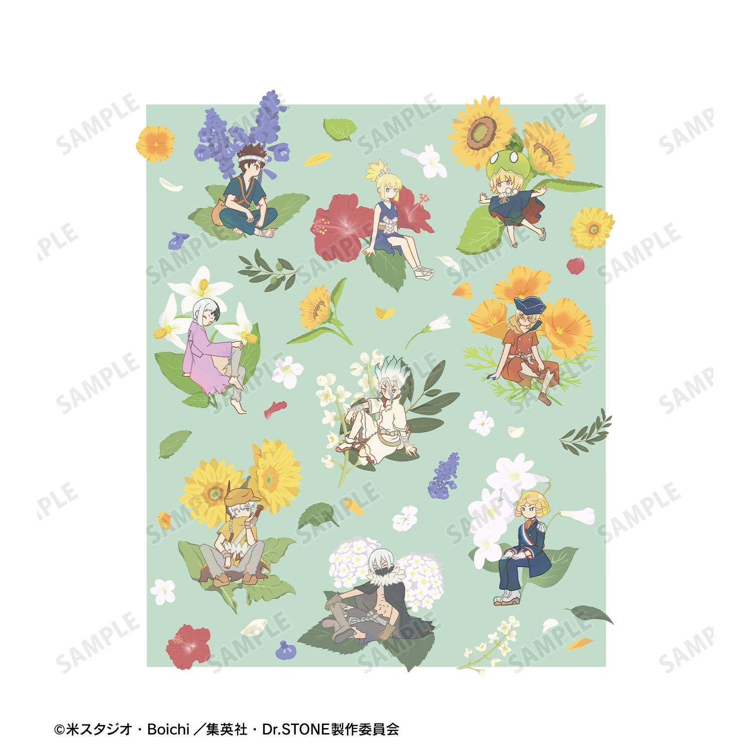 TVアニメ「Dr.STONE」 Botania Tシャツレディース(サイズ/L) Image 3 | AniSmile