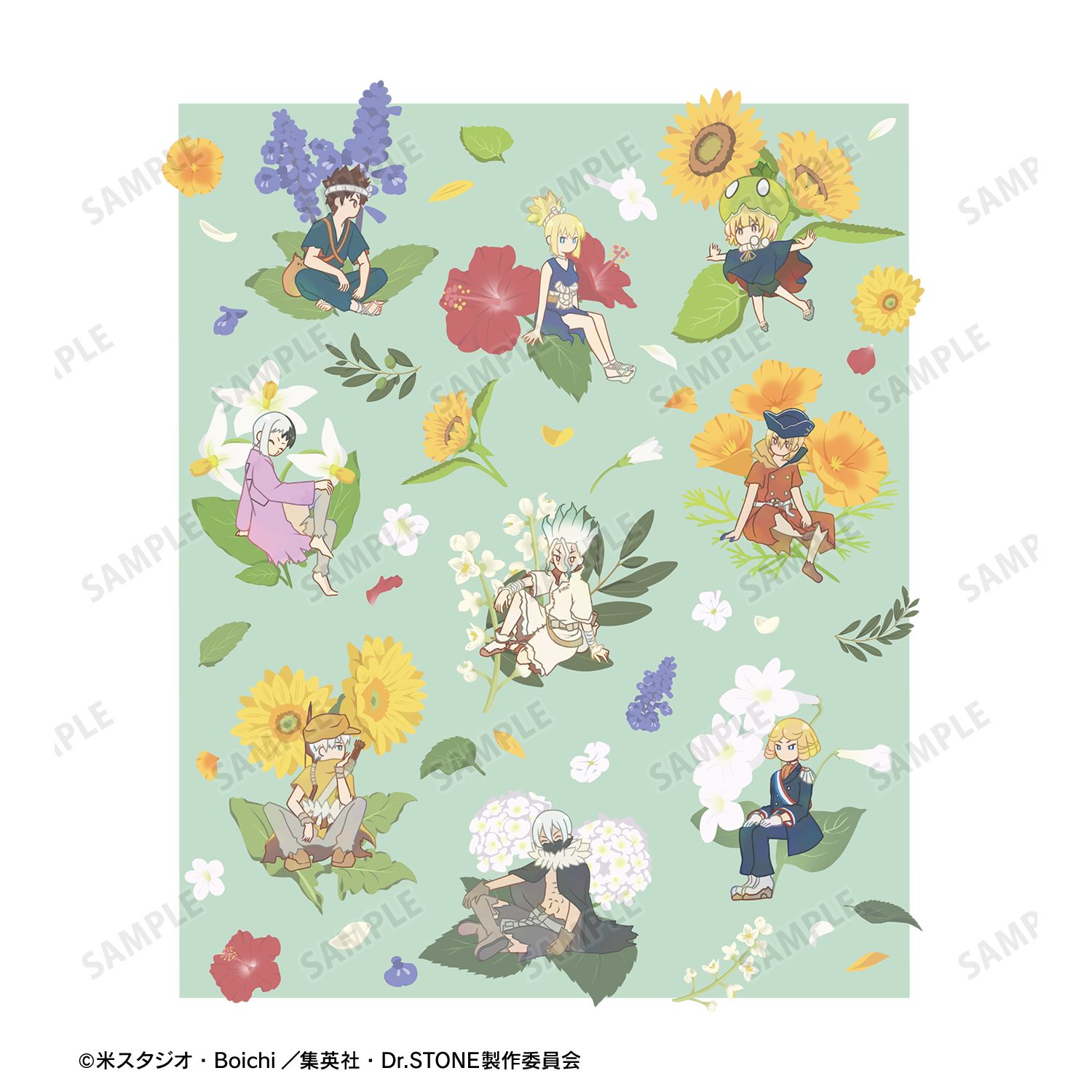 TVアニメ「Dr.STONE」 Botania バックプリントジップパーカーメンズ(サイズ/S) Image 4 | AniSmile