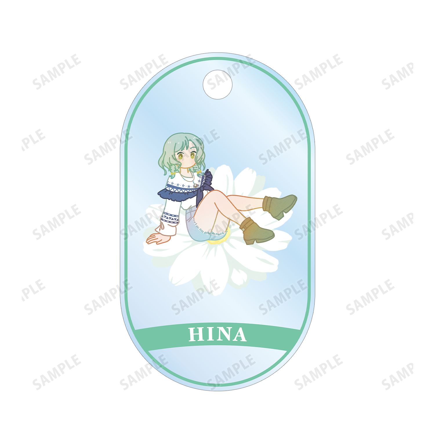 バンドリ! ガールズバンドパーティ! 氷川 日菜 Botania 2連ワイヤーアクリルキーホルダー - AniSmile