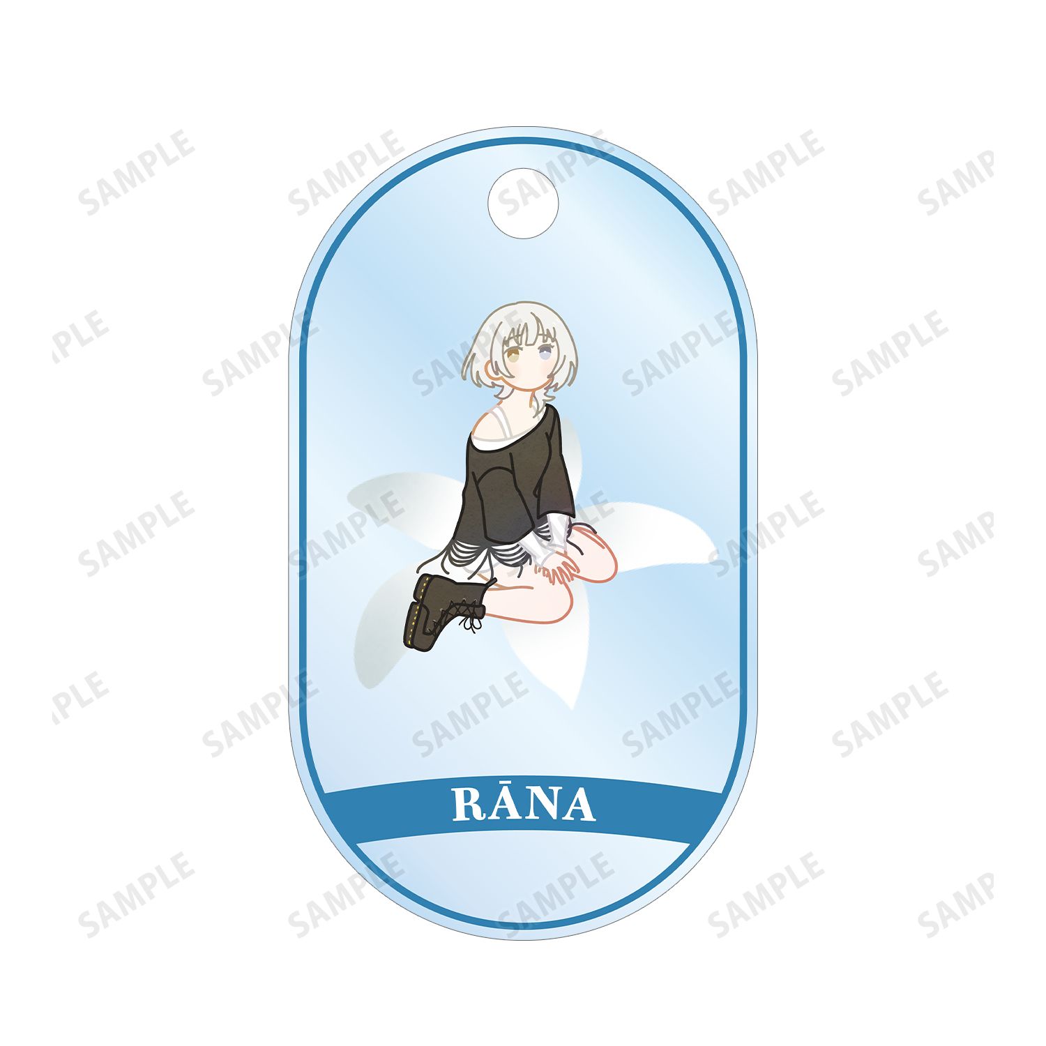 バンドリ! ガールズバンドパーティ! 要 楽奈 Botania 2連ワイヤーアクリルキーホルダー Image 3 | AniSmile