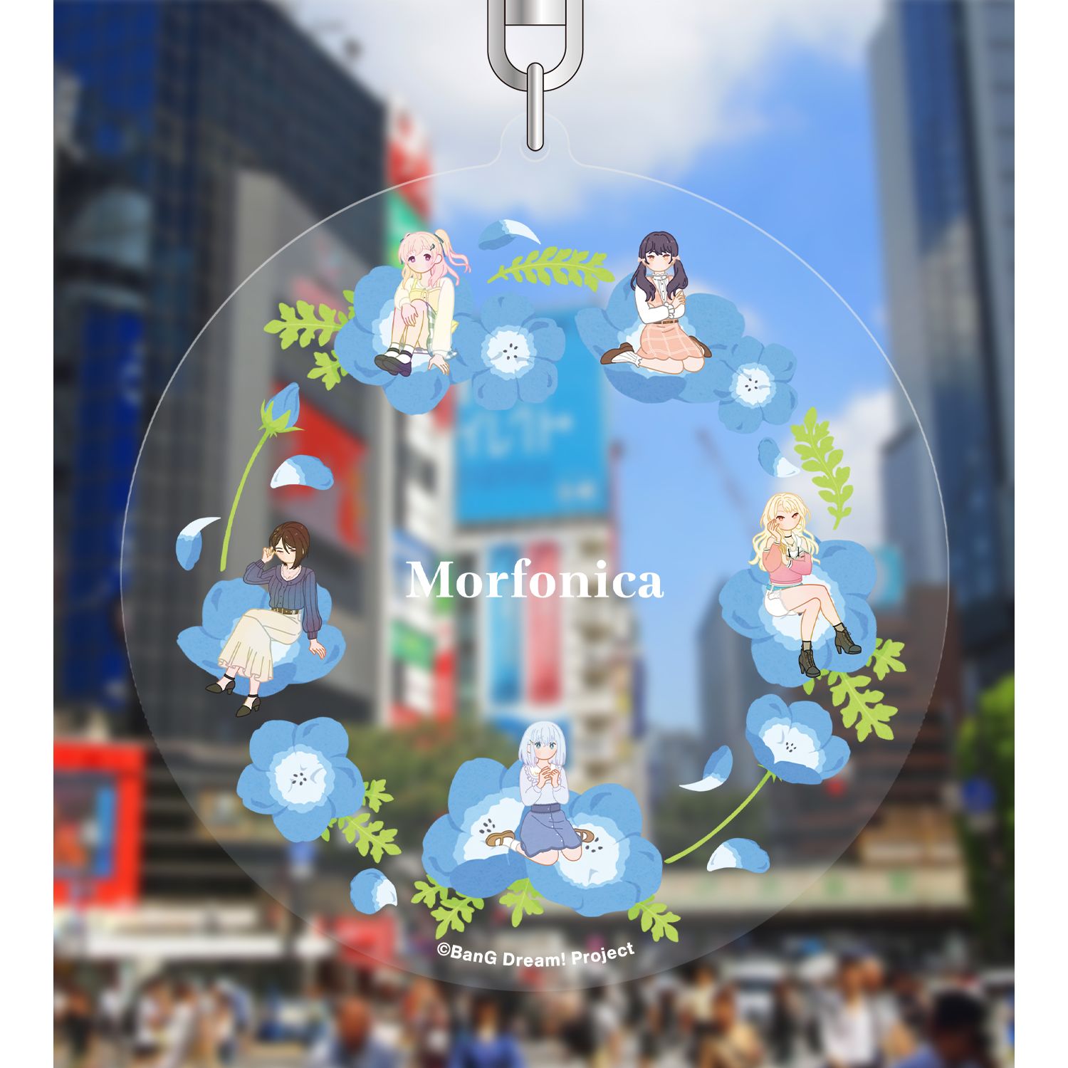 バンドリ! ガールズバンドパーティ! Morfonica Botania フラワーリース風BIGアクリルキーホルダー Image 3 | AniSmile