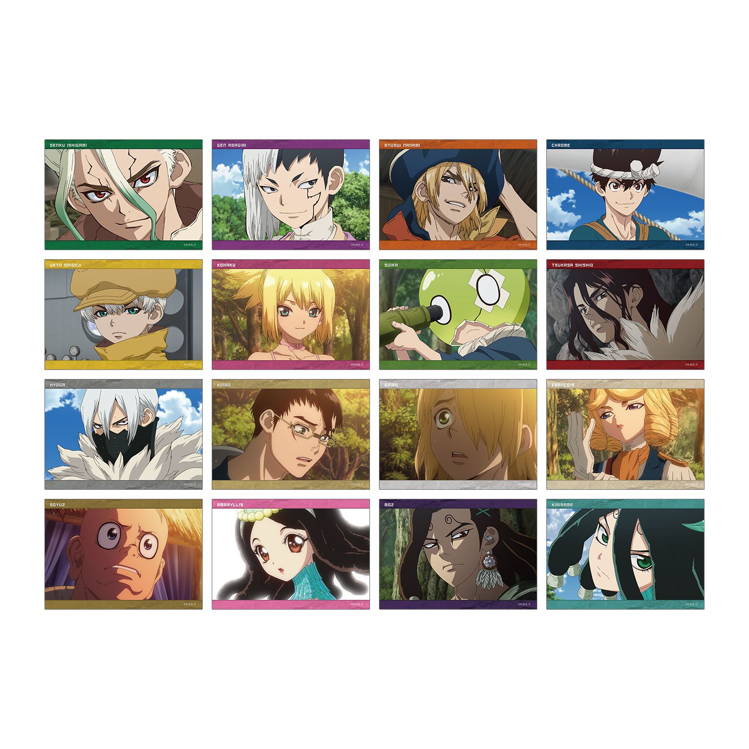 TVアニメ「Dr.STONE」 トレーディング場面写ブロマイド(単位/単品) - official product image | AniSmile