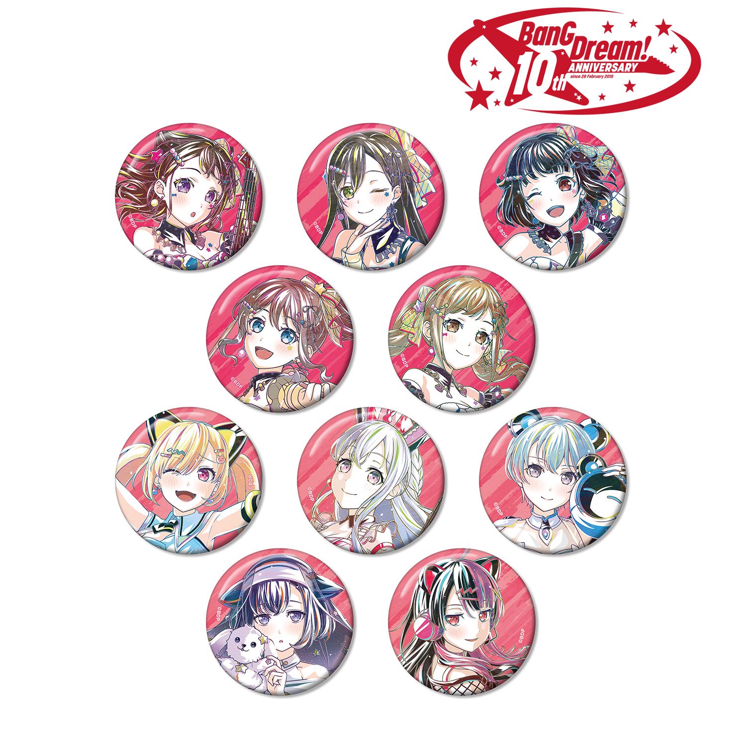 BanG Dream! トレーディング Ani-Art 第6弾 缶バッジ ver.A(単位/単品) Image 2 | AniSmile