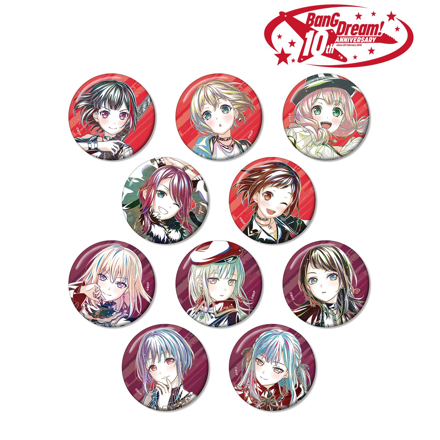 BanG Dream! トレーディング Ani-Art 第6弾 缶バッジ ver.B(単位/単品) Image 2 | AniSmile