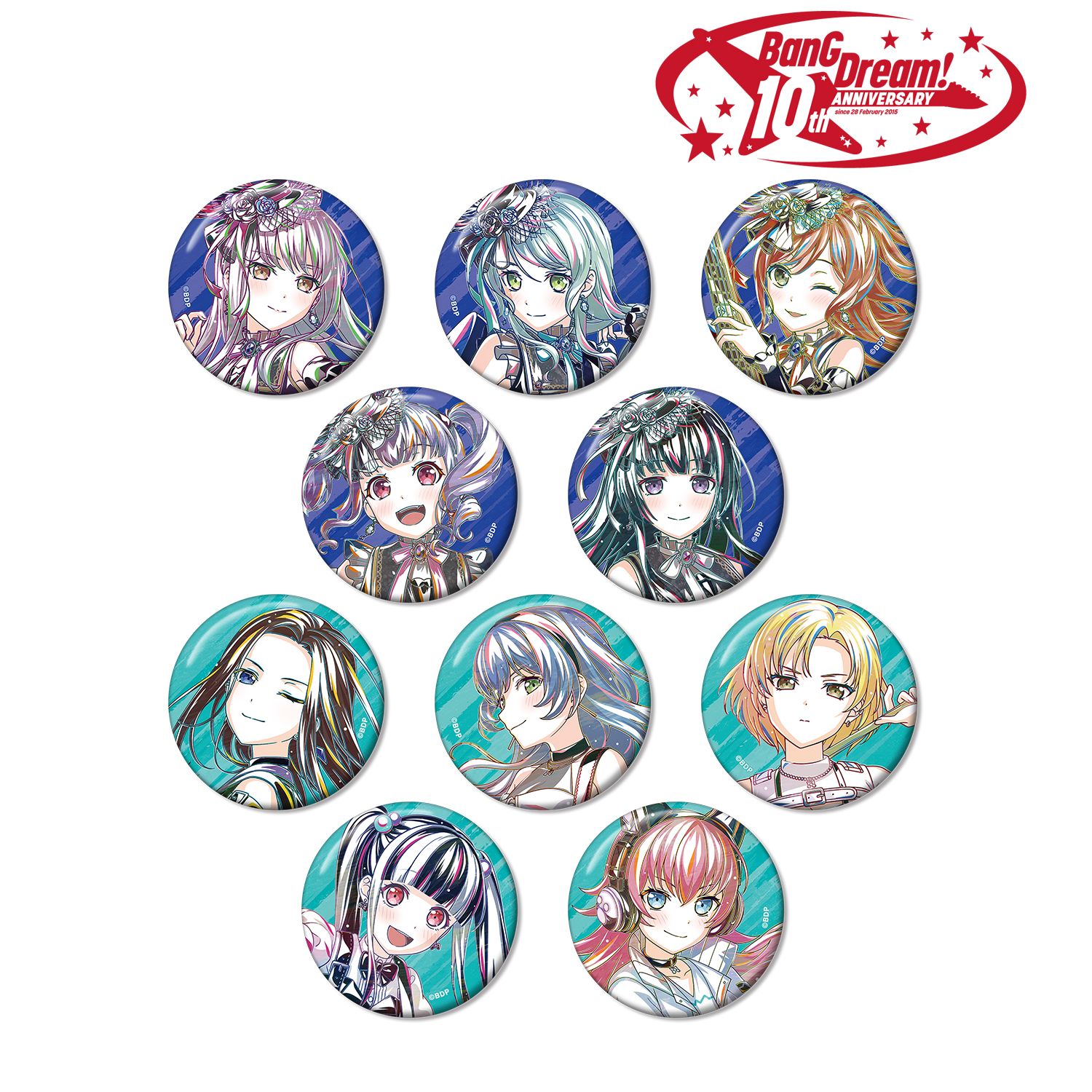 BanG Dream! トレーディング Ani-Art 第6弾 缶バッジ ver.D(単位/単品) Image 2 | AniSmile