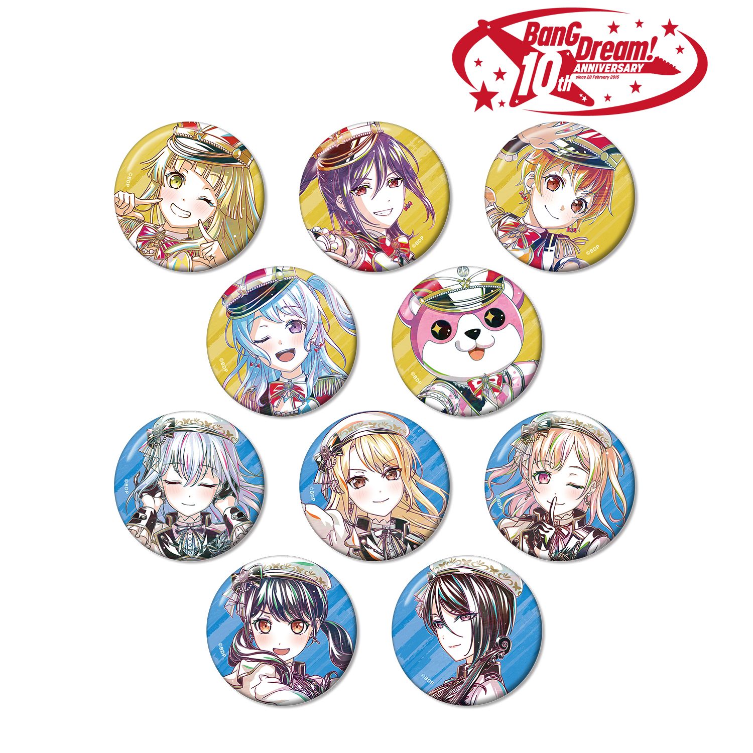 BanG Dream! トレーディング Ani-Art 第6弾 缶バッジ ver.E(単位/単品) Image 3 | AniSmile