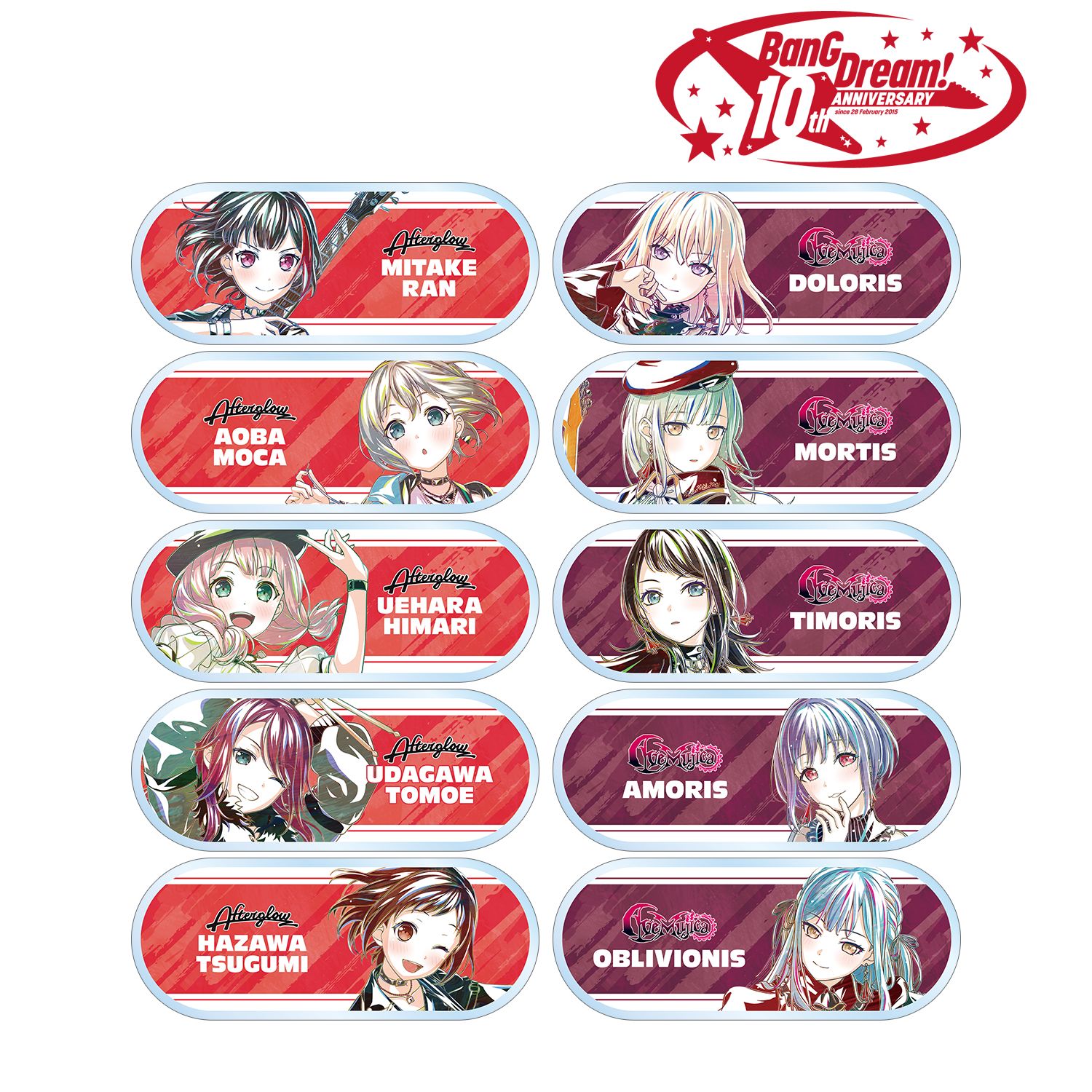 BanG Dream! トレーディング Ani-Art 第6弾 アクリルネームプレート ver.B(単位/単品) Image 2 | AniSmile
