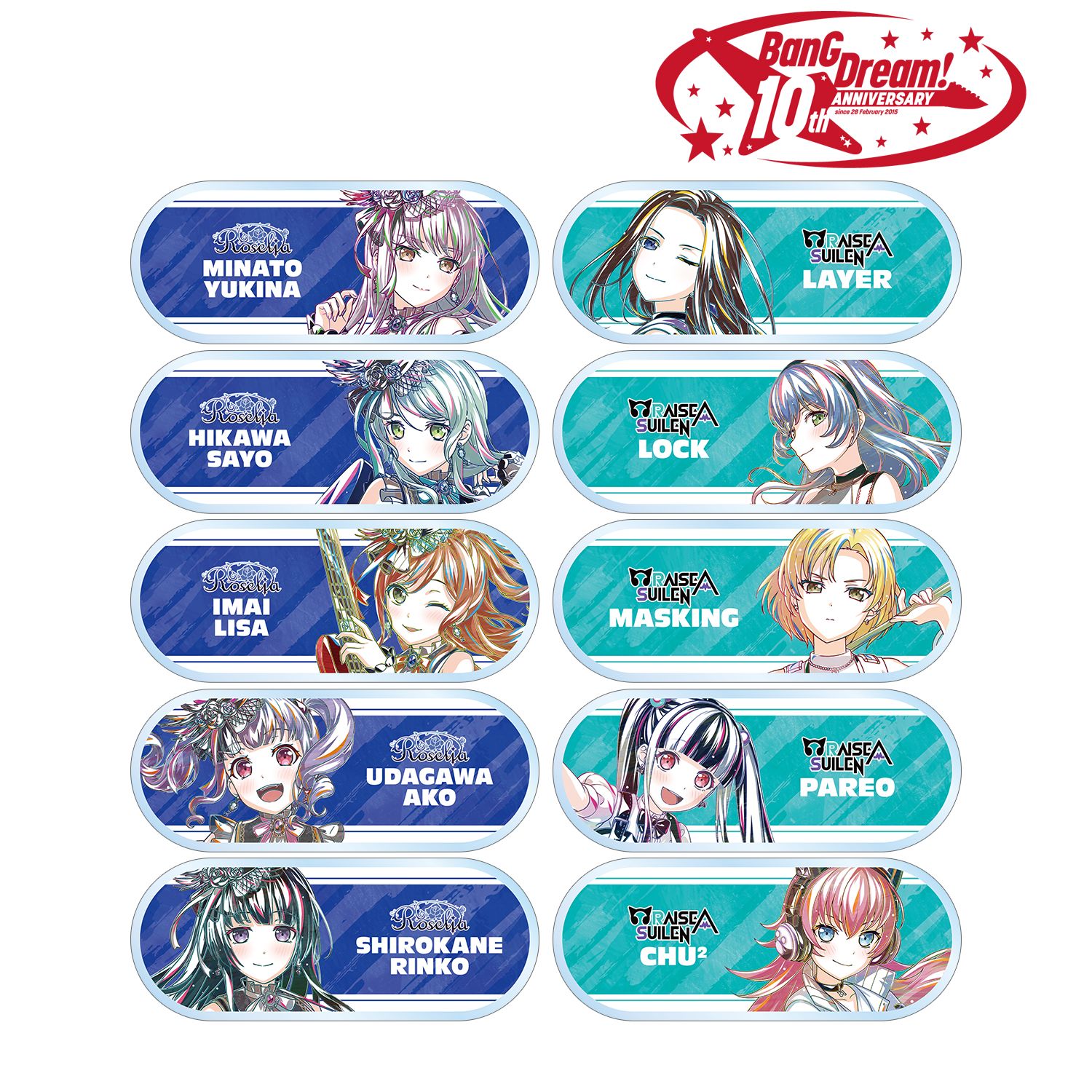 BanG Dream! トレーディング Ani-Art 第6弾 アクリルネームプレート ver.D(単位/単品) Image 3 | AniSmile