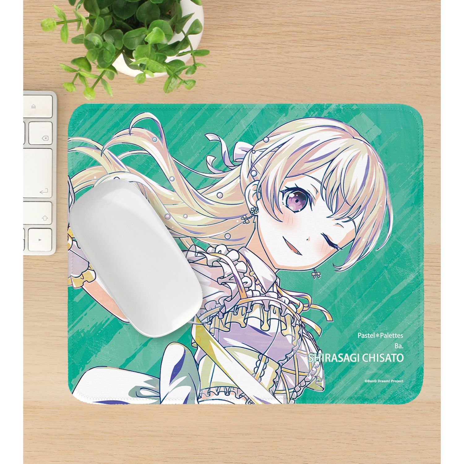 BanG Dream! 白鷺 千聖 Ani-Art 第6弾 マウスパッド Image 3 | AniSmile