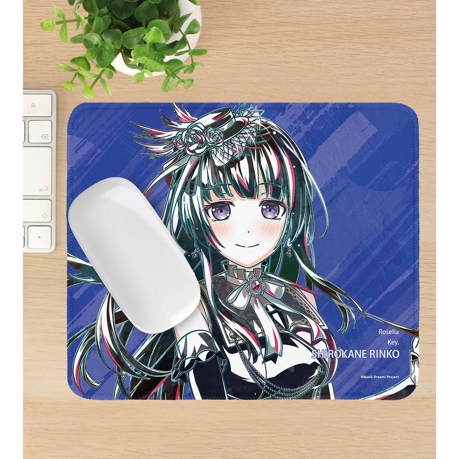 BanG Dream! 白金 燐子 Ani-Art 第6弾 マウスパッド Image 3 | AniSmile