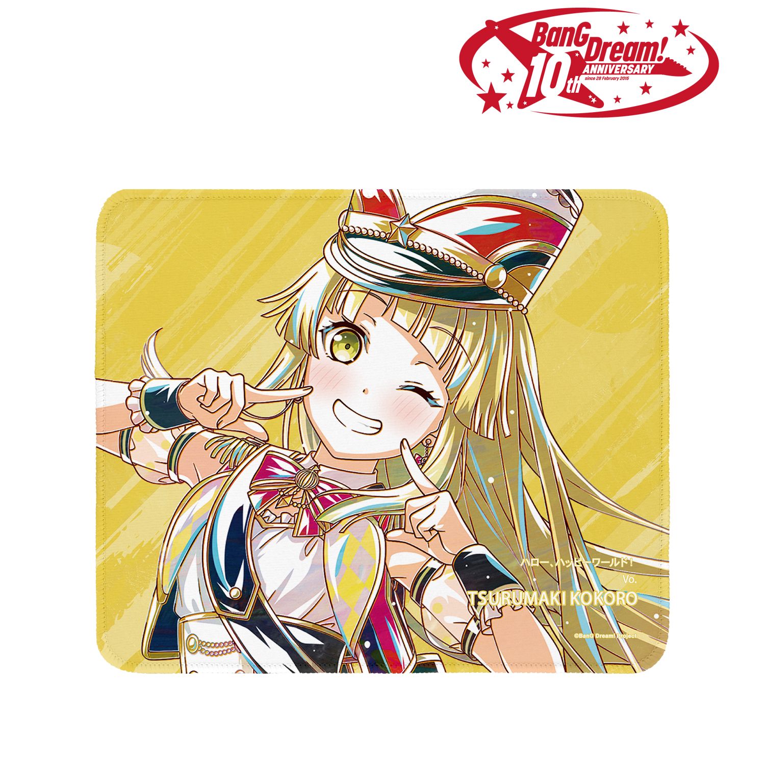 BanG Dream! 弦巻 こころ Ani-Art 第6弾 マウスパッド - official product image | AniSmile