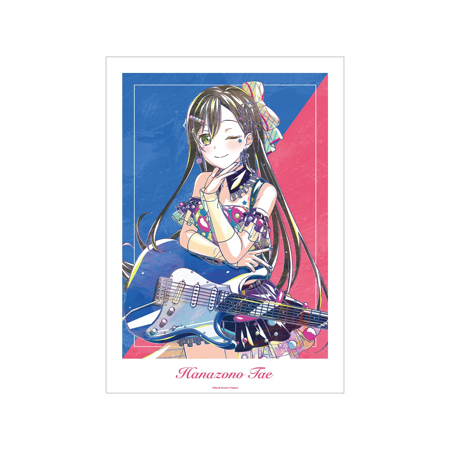 BanG Dream! 花園 たえ Ani-Art 第6弾 A3マット加工ポスター - official product image | AniSmile