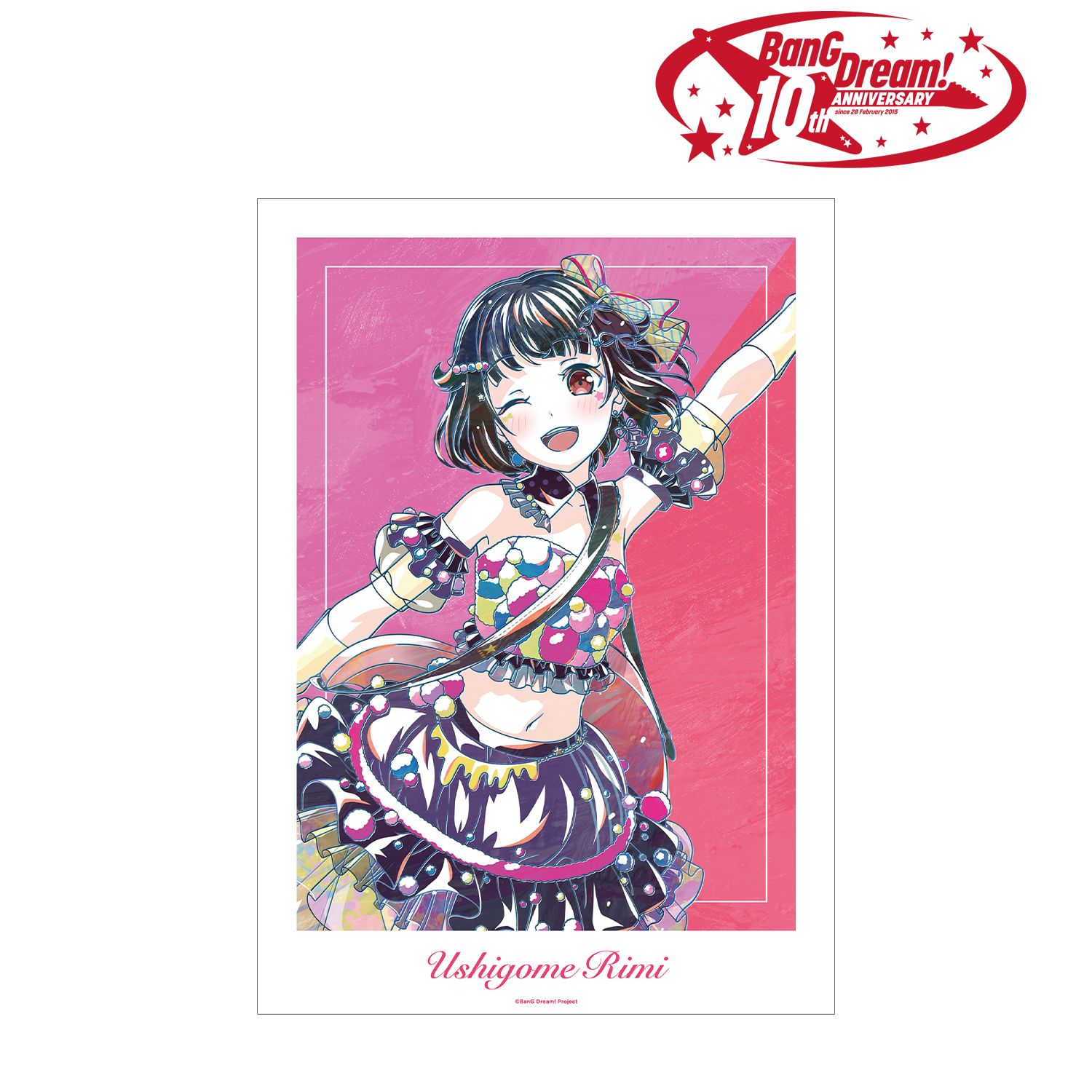 BanG Dream! 牛込 りみ Ani-Art 第6弾 A3マット加工ポスター Image 2 | AniSmile