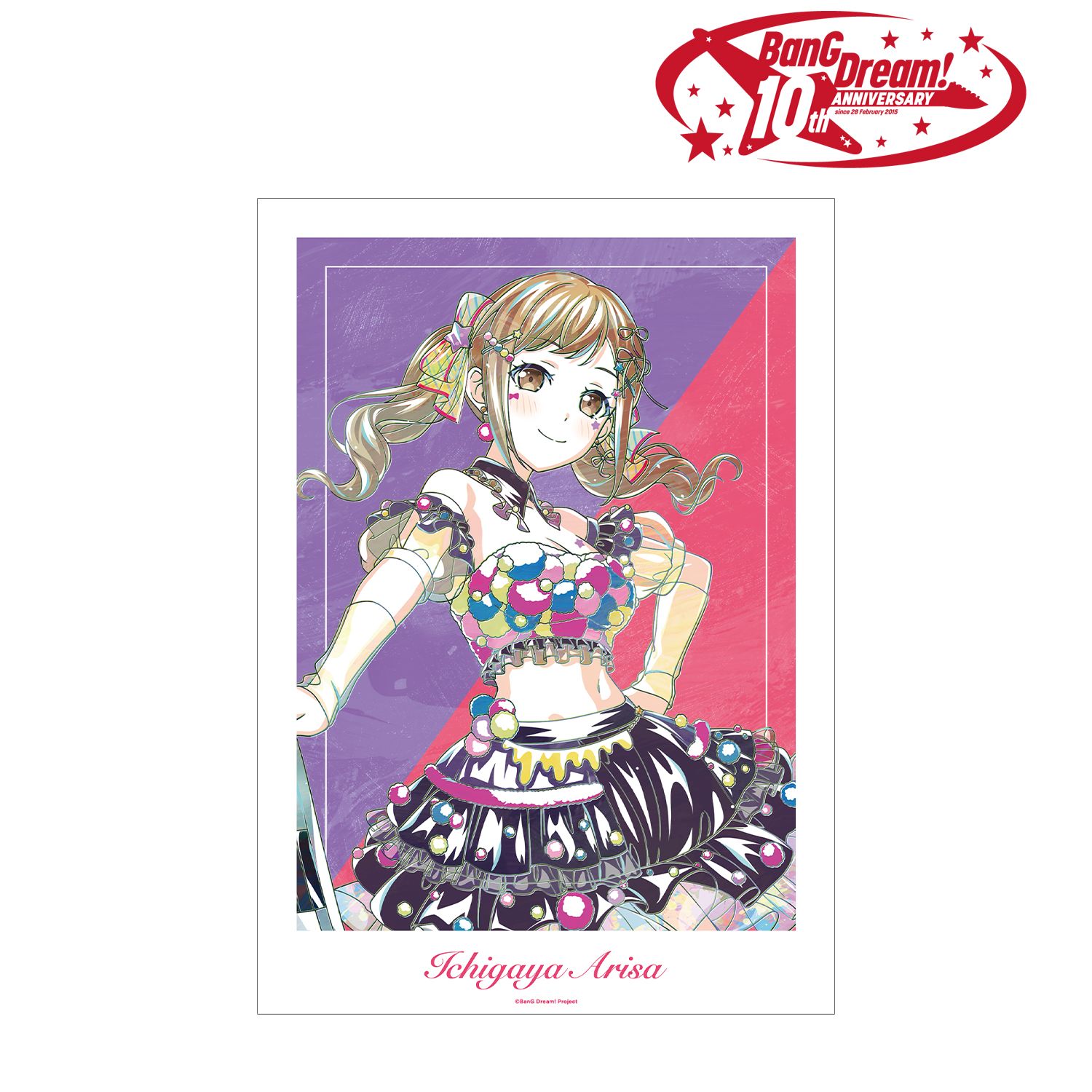 BanG Dream! 市ヶ谷 有咲 Ani-Art 第6弾 A3マット加工ポスター Image 2 | AniSmile