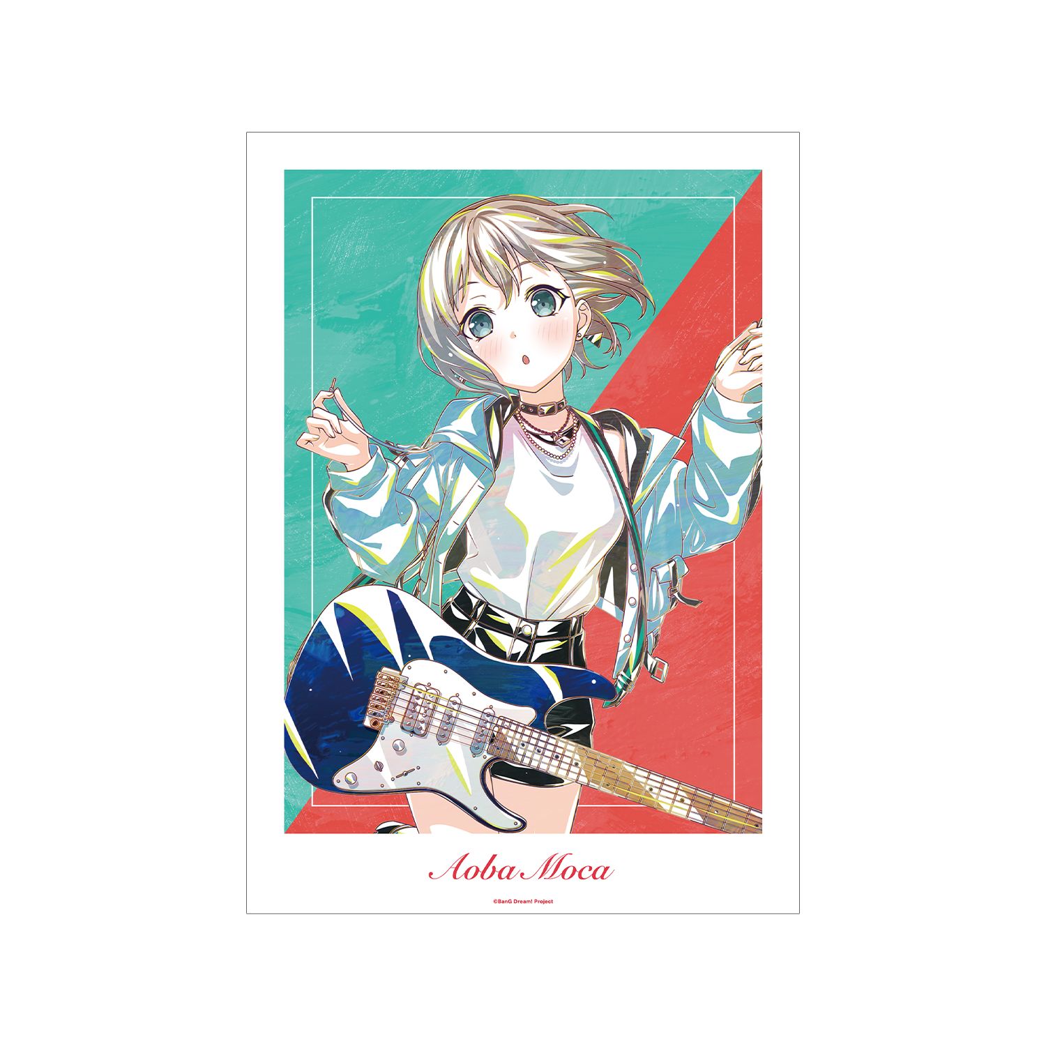 BanG Dream! 青葉 モカ Ani-Art 第6弾 A3マット加工ポスター - official product image | AniSmile