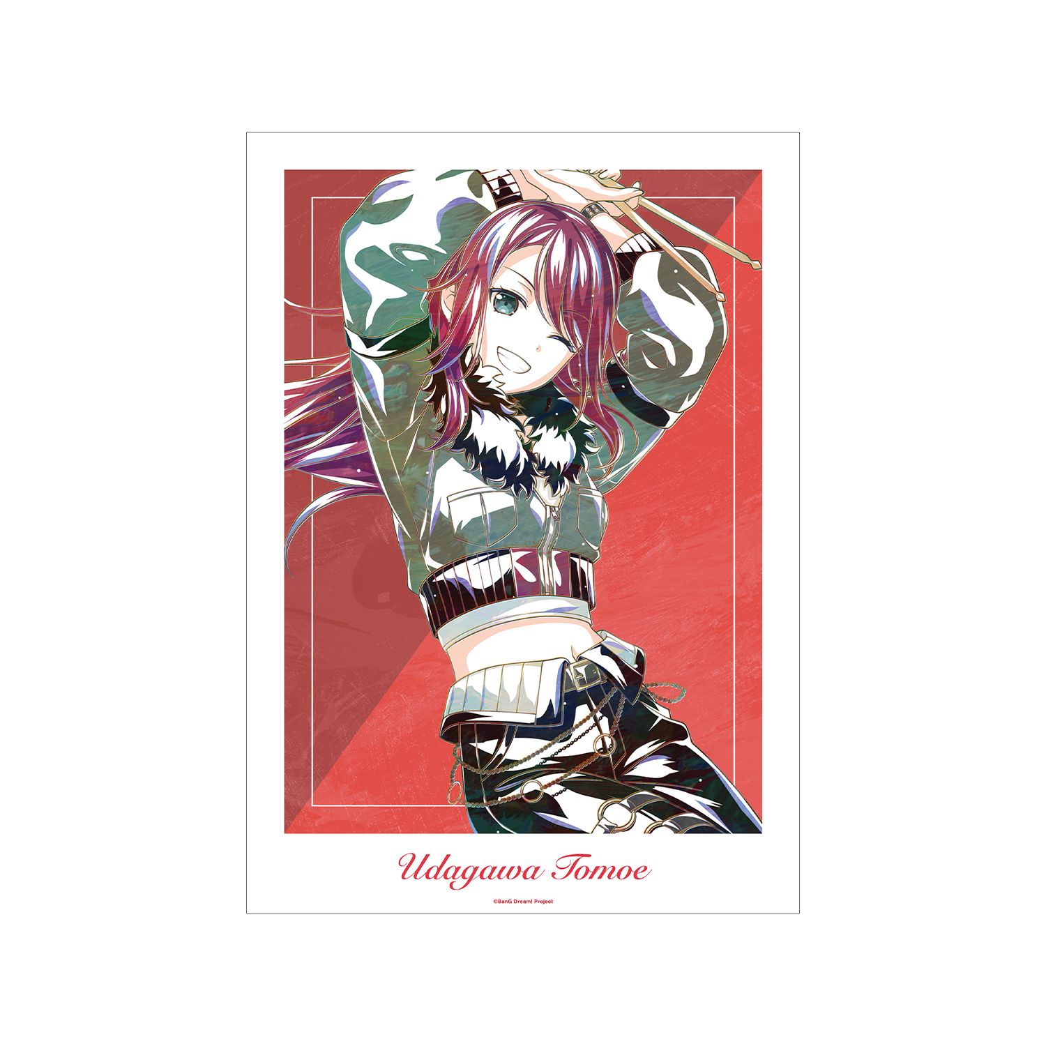 BanG Dream! 宇田川 巴 Ani-Art 第6弾 A3マット加工ポスター - official product image | AniSmile