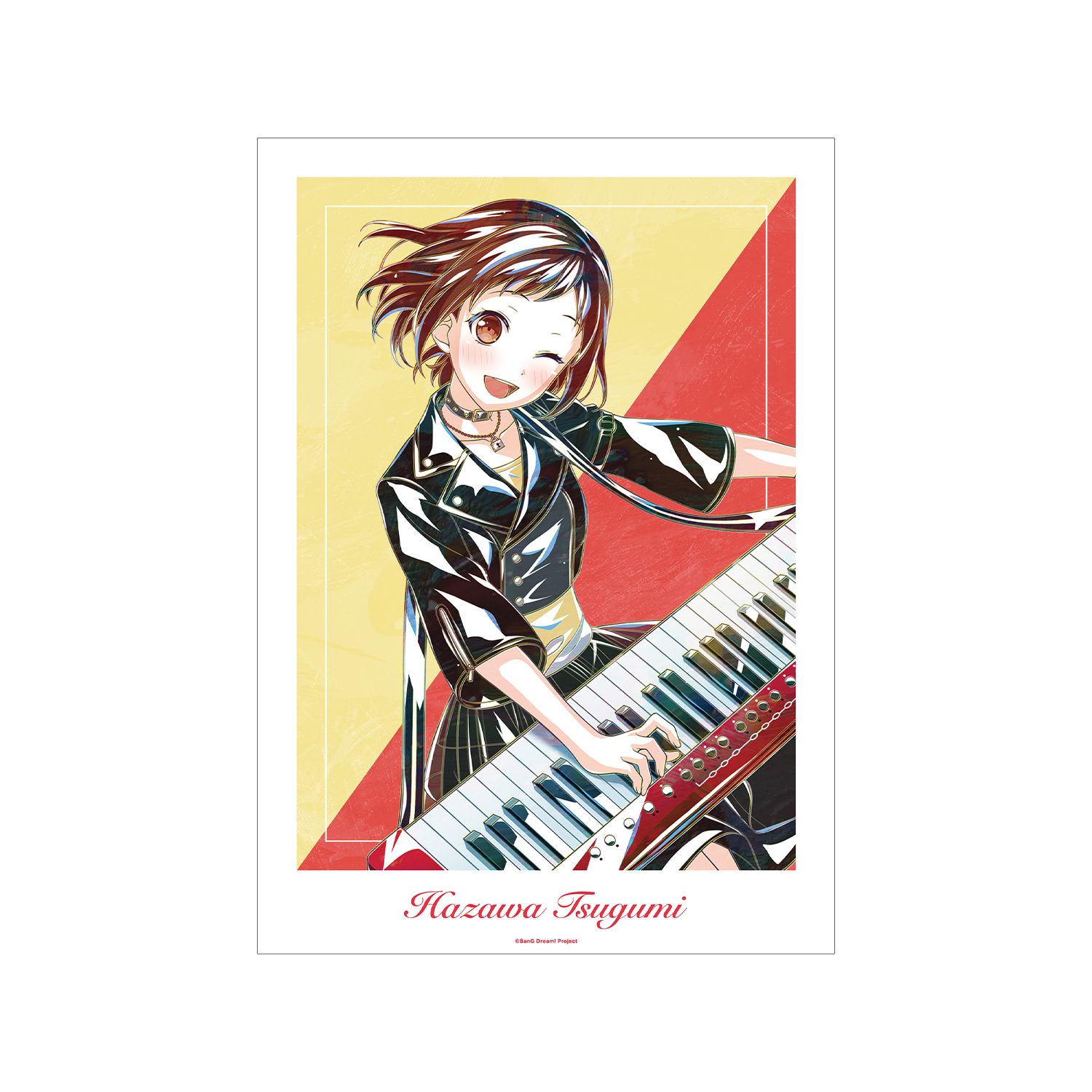 BanG Dream! 羽沢 つぐみ Ani-Art 第6弾 A3マット加工ポスター - official product image | AniSmile