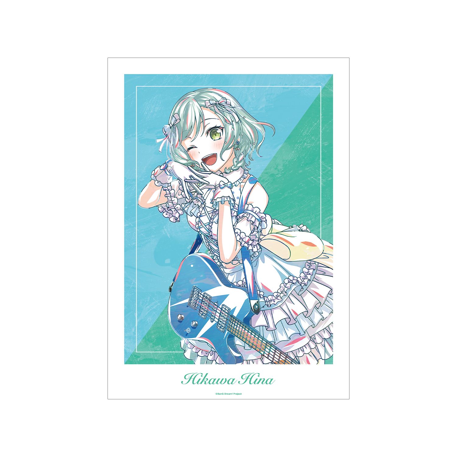 BanG Dream! 氷川 日菜 Ani-Art 第6弾 A3マット加工ポスター - official product image | AniSmile