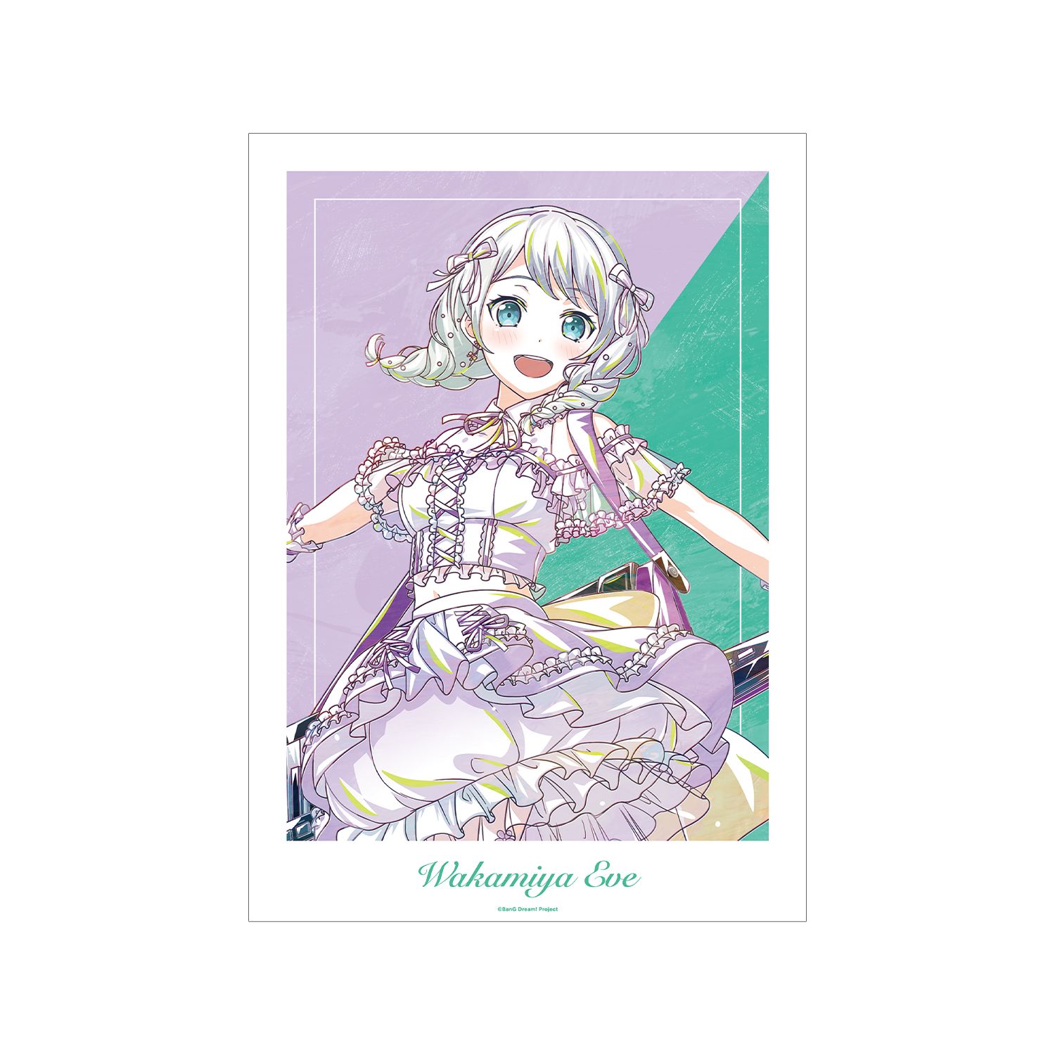 BanG Dream! 若宮 イヴ Ani-Art 第6弾 A3マット加工ポスター - official product image | AniSmile