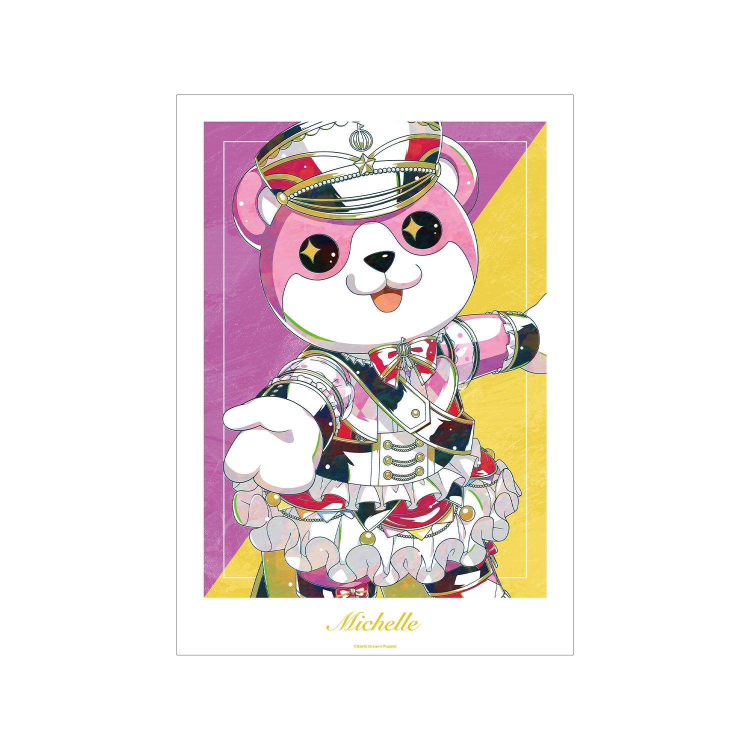 BanG Dream! ミッシェル Ani-Art 第6弾 A3マット加工ポスター - official product image | AniSmile