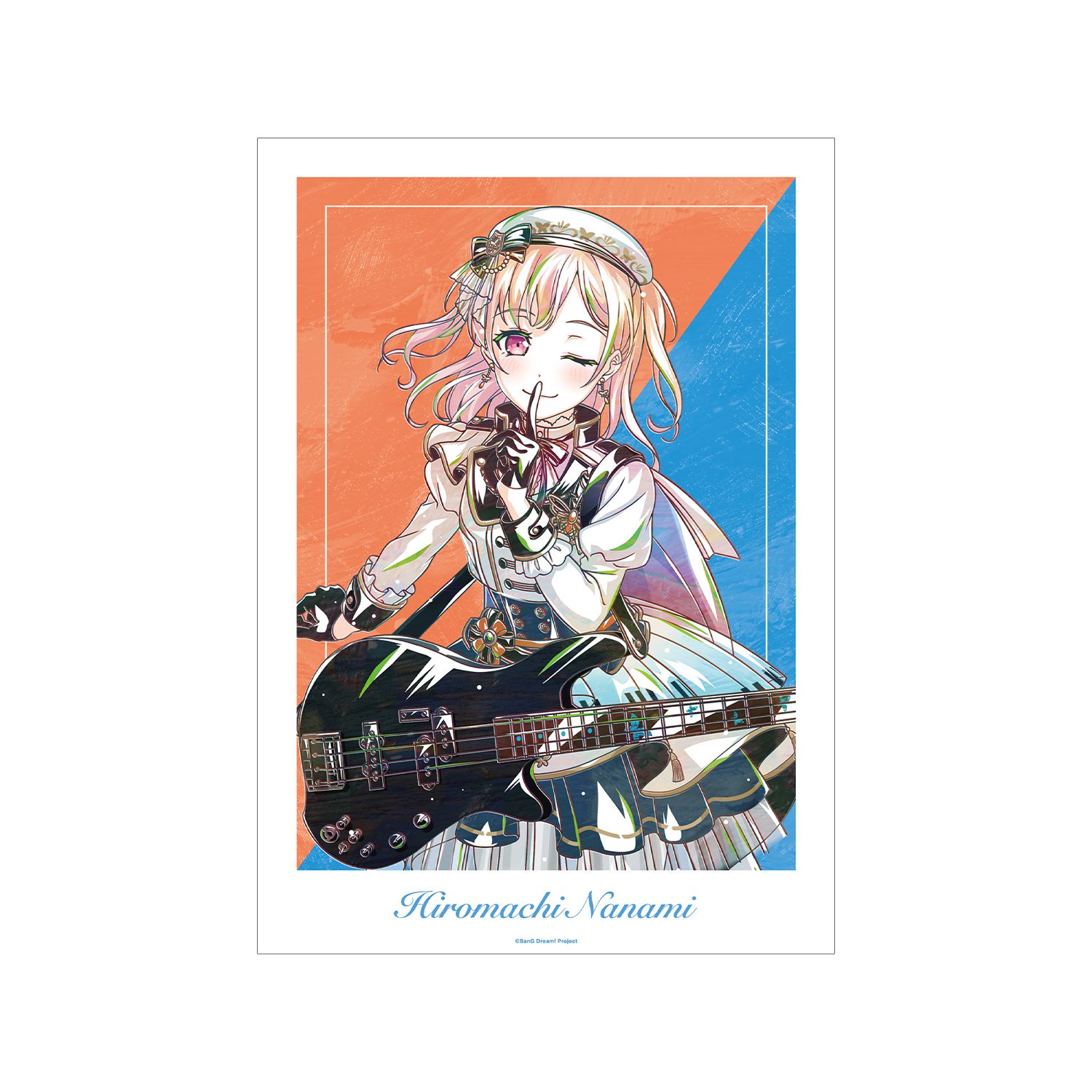 BanG Dream! 広町 七深 Ani-Art 第6弾 A3マット加工ポスター - official product image | AniSmile