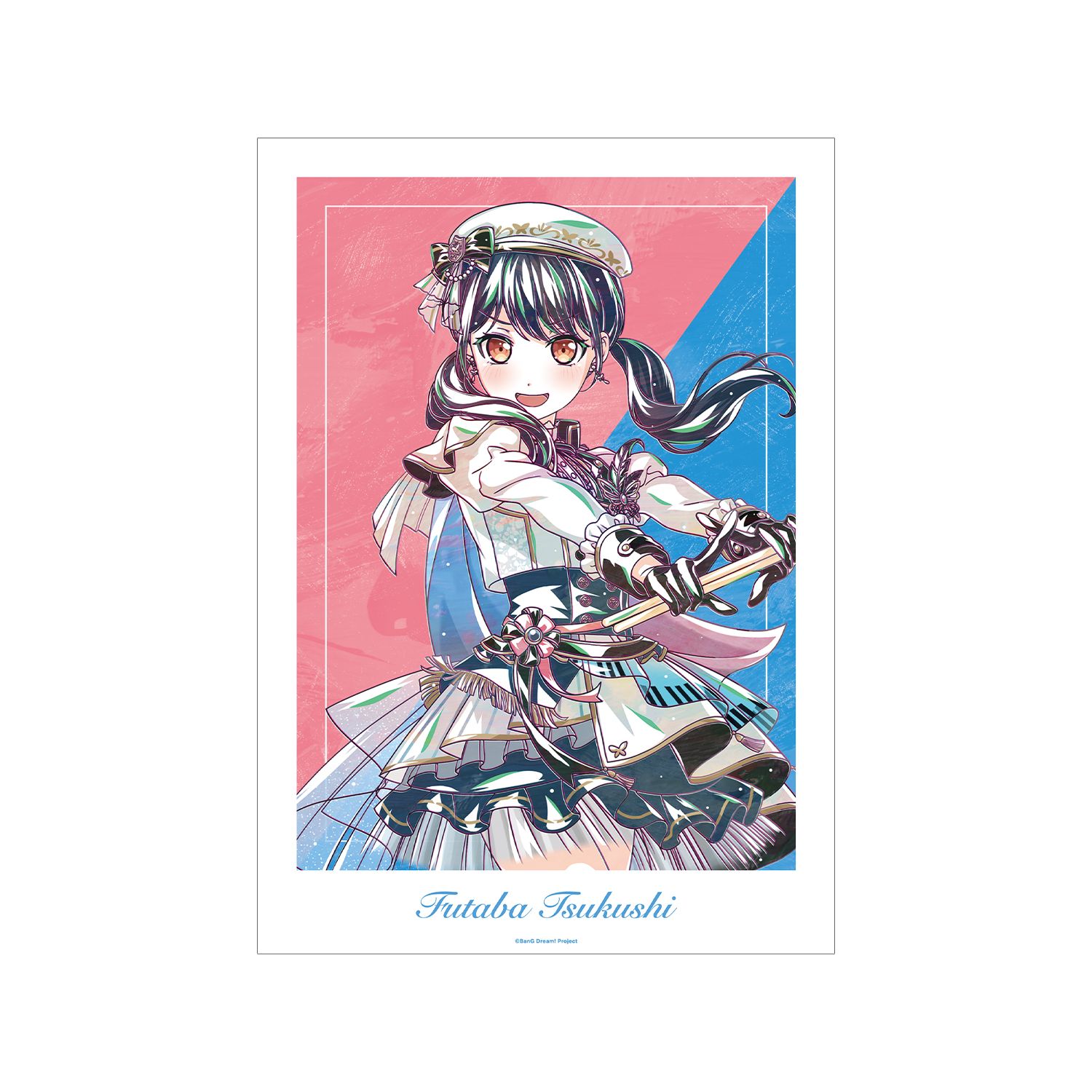 BanG Dream! 二葉 つくし Ani-Art 第6弾 A3マット加工ポスター - official product image | AniSmile