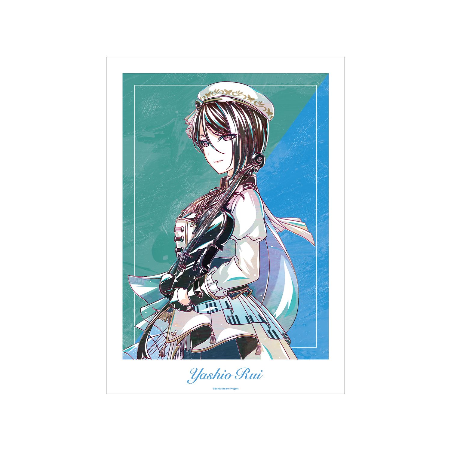 BanG Dream! 八潮 瑠唯 Ani-Art 第6弾 A3マット加工ポスター - official product image | AniSmile
