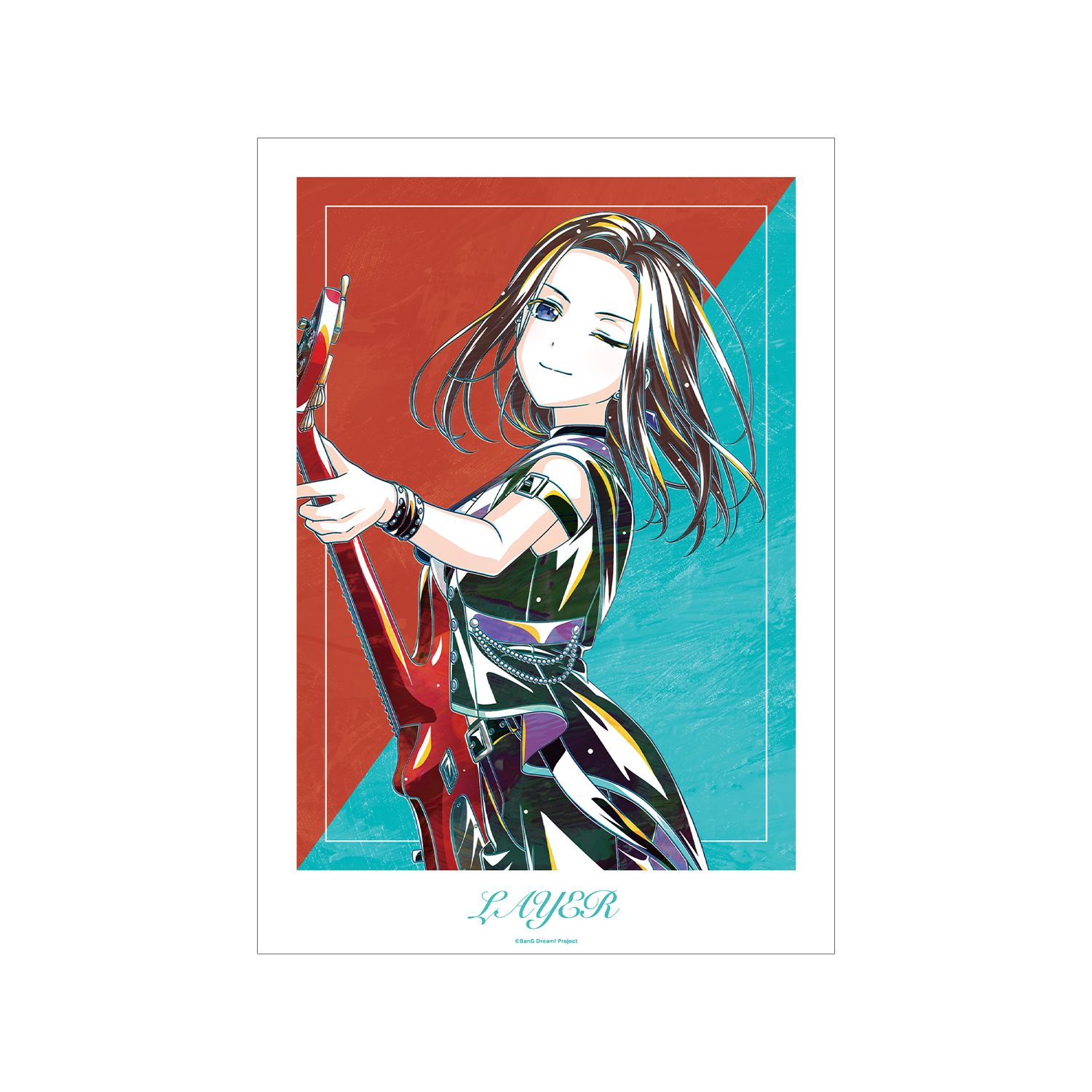 BanG Dream! レイヤ Ani-Art 第6弾 A3マット加工ポスター Image 2 | AniSmile