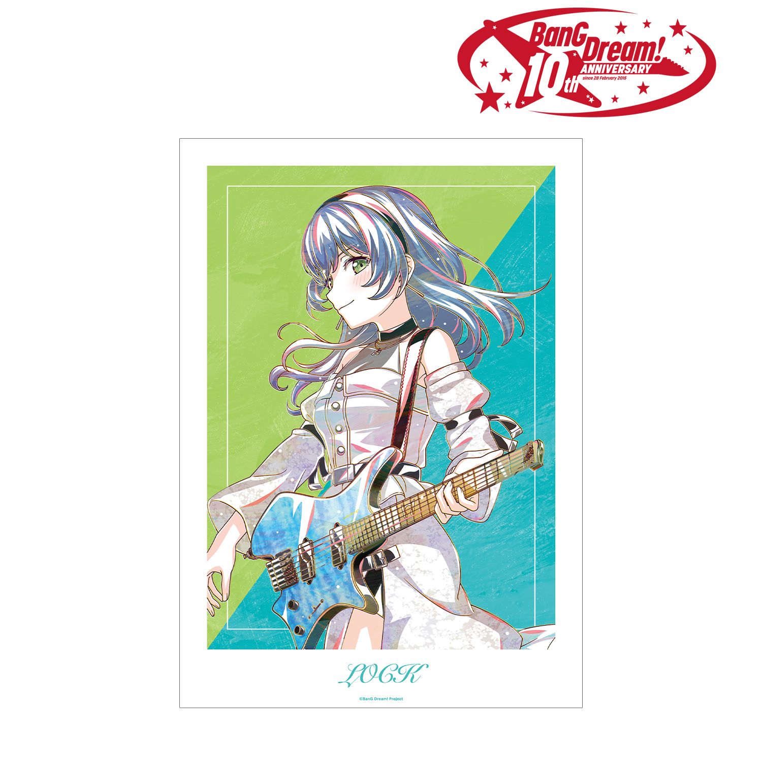 BanG Dream! ロック Ani-Art 第6弾 A3マット加工ポスター Image 2 | AniSmile