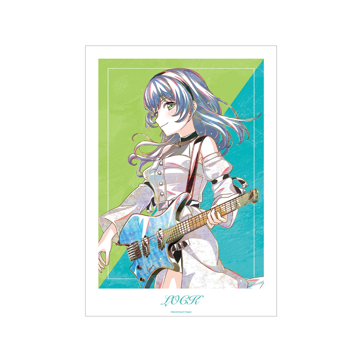 BanG Dream! ロック Ani-Art 第6弾 A3マット加工ポスター - official product image | AniSmile