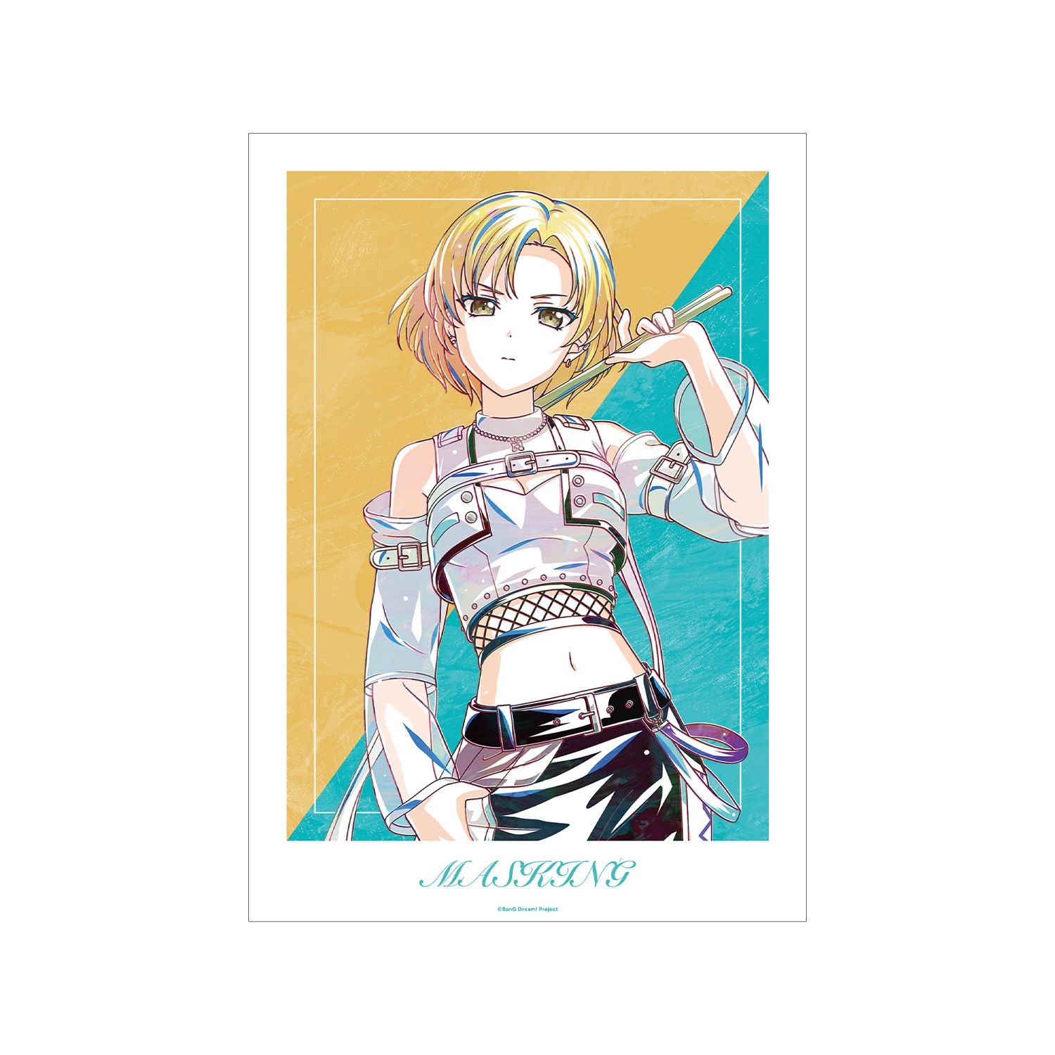 BanG Dream! マスキング Ani-Art 第6弾 A3マット加工ポスター - official product image | AniSmile