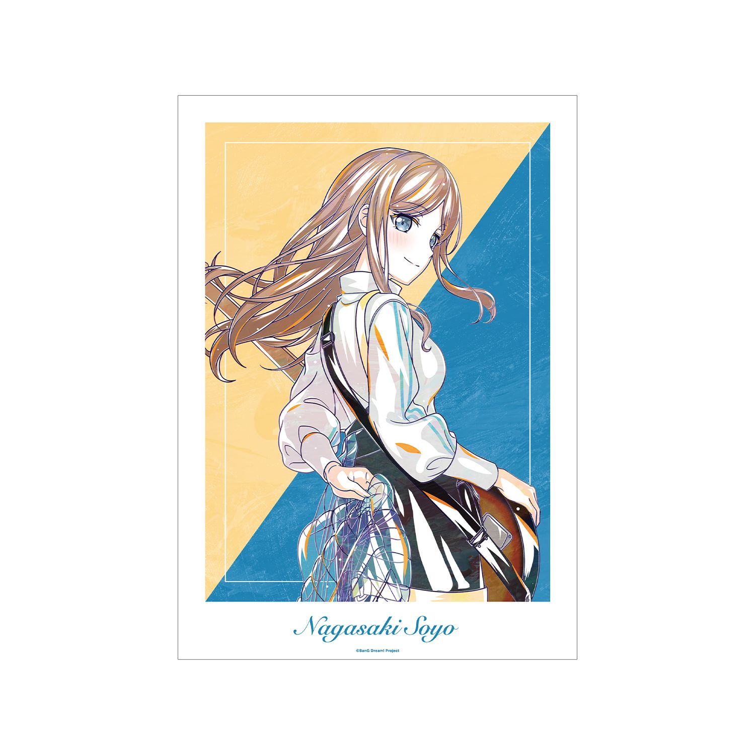 BanG Dream! 長崎 そよ Ani-Art 第6弾 A3マット加工ポスター - official product image | AniSmile