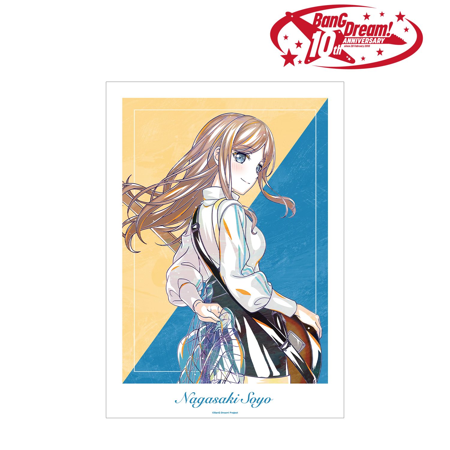 BanG Dream! 長崎 そよ Ani-Art 第6弾 A3マット加工ポスター Image 2 | AniSmile