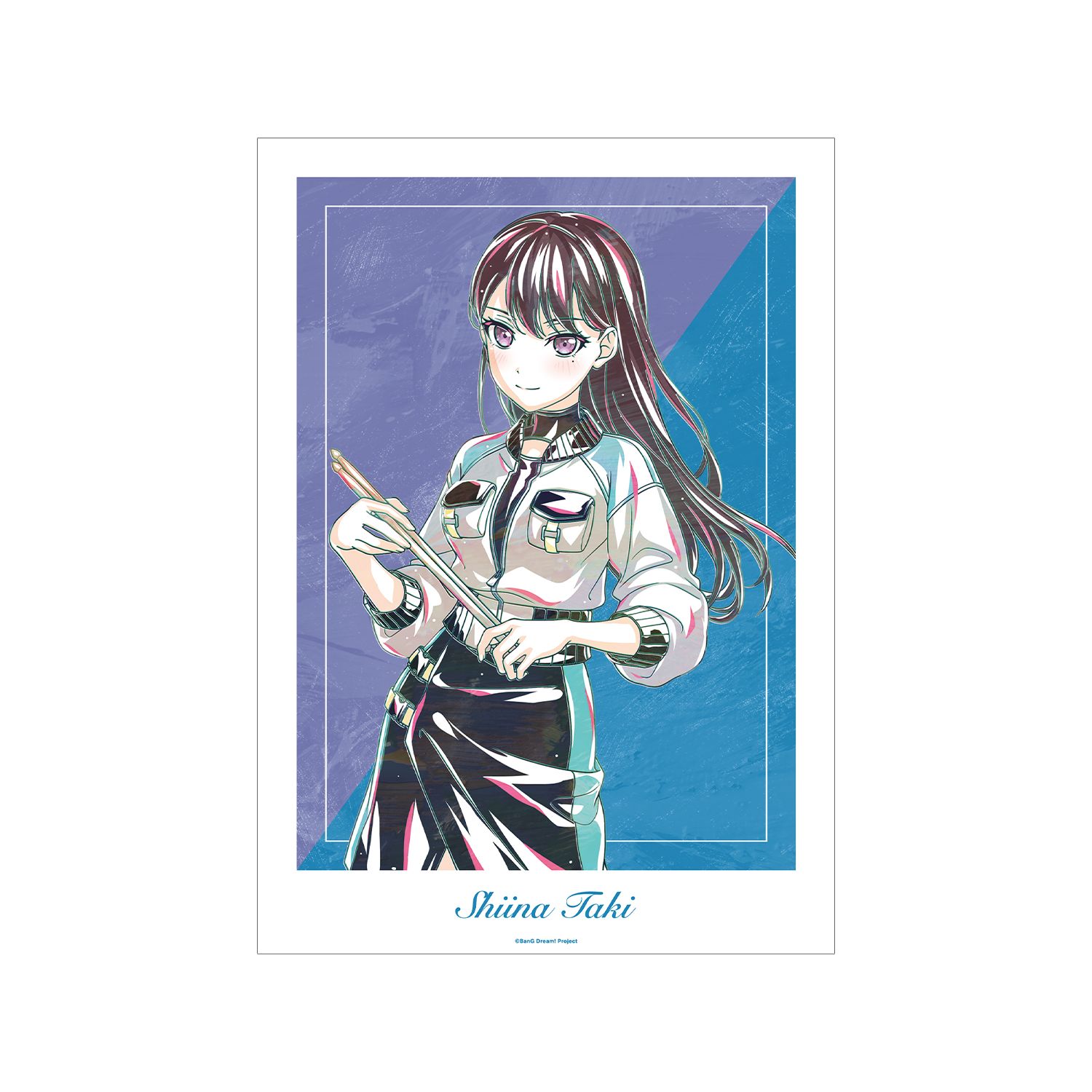 BanG Dream! 椎名 立希 Ani-Art 第6弾 A3マット加工ポスター - official product image | AniSmile