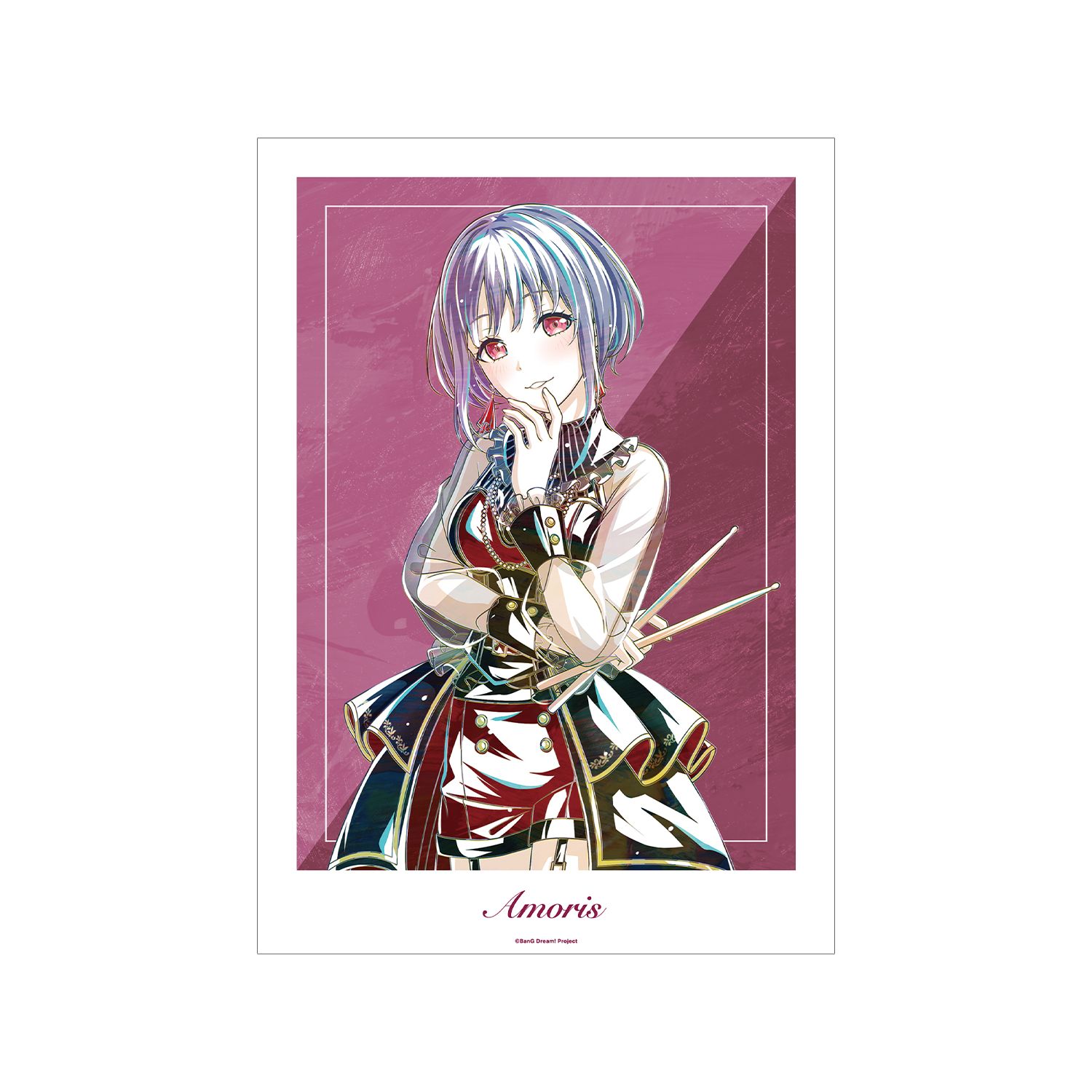 BanG Dream! アモーリス Ani-Art 第6弾 A3マット加工ポスター - official product image | AniSmile