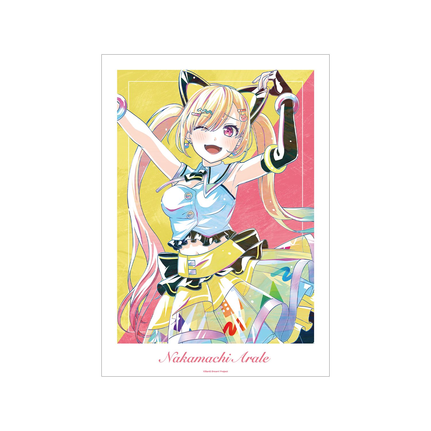 BanG Dream! 仲町 あられ Ani-Art 第6弾 A3マット加工ポスター - official product image | AniSmile