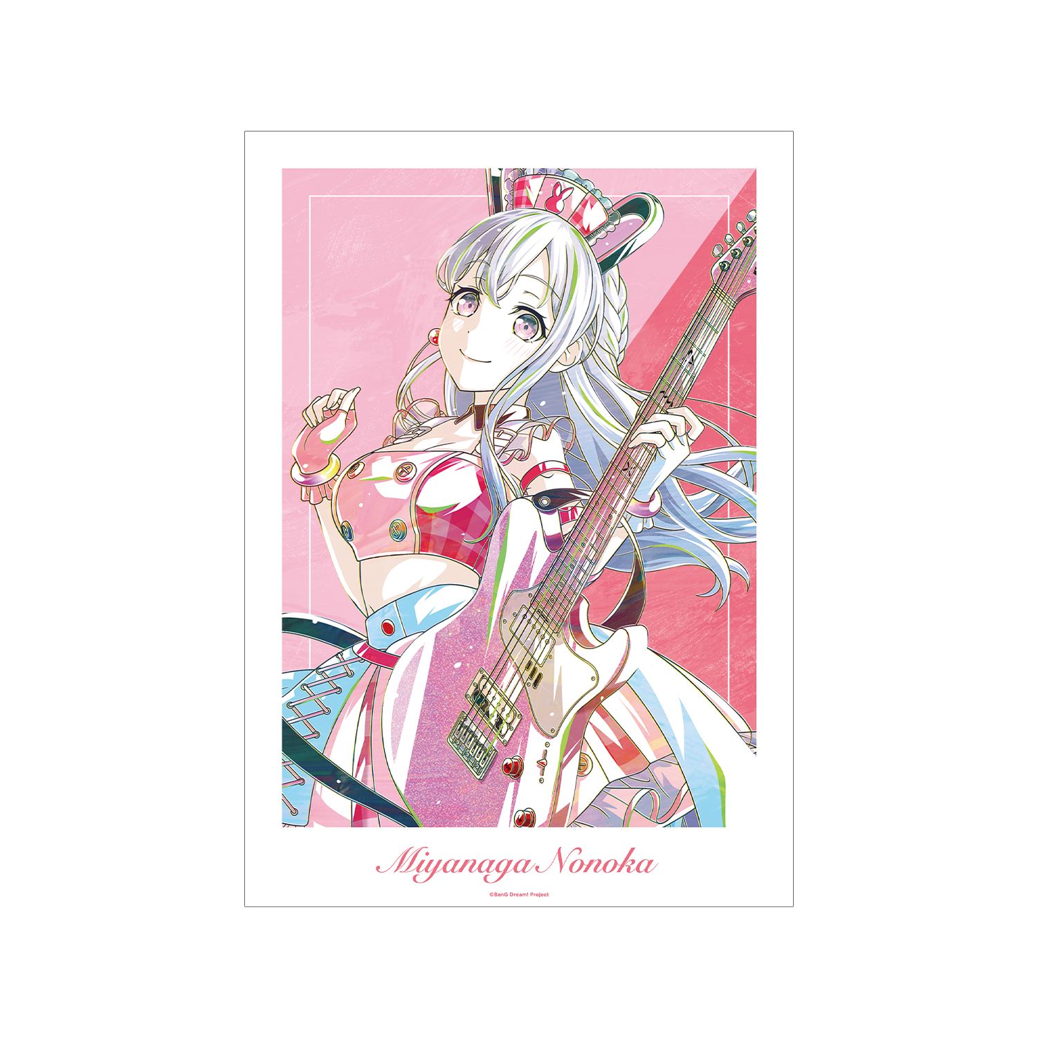 BanG Dream! 宮永 ののか Ani-Art 第6弾 A3マット加工ポスター - official product image | AniSmile