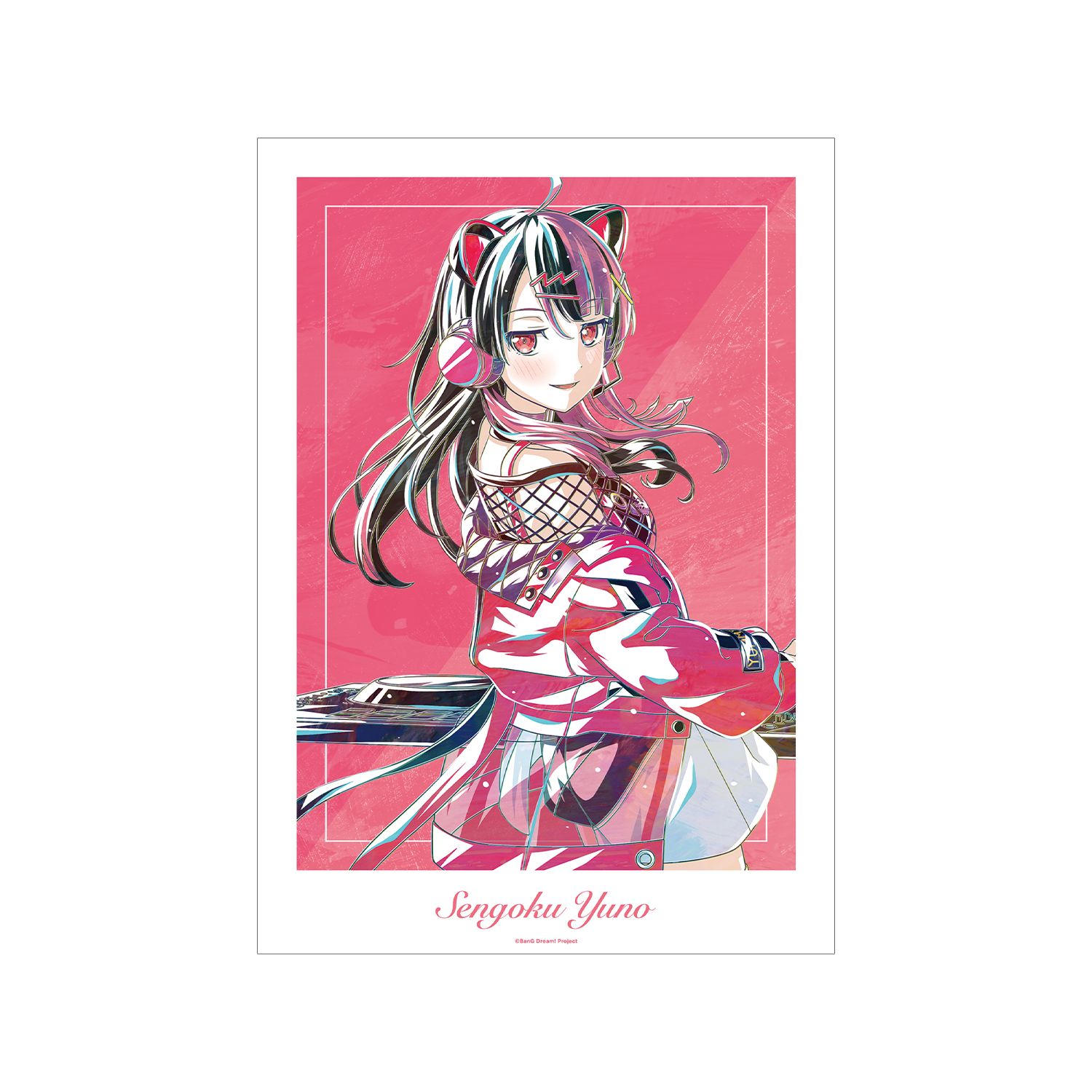 BanG Dream! 千石 ユノ Ani-Art 第6弾 A3マット加工ポスター - official product image | AniSmile