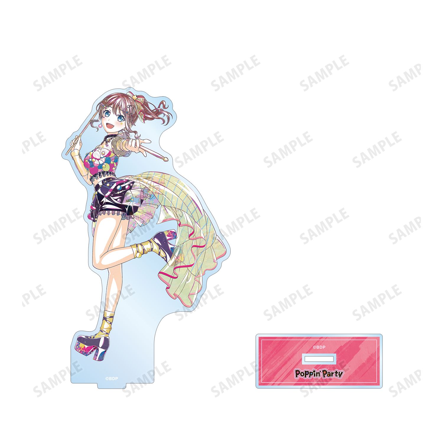 BanG Dream! 山吹 沙綾 Ani-Art 第6弾 BIGアクリルスタンド Image 3 | AniSmile