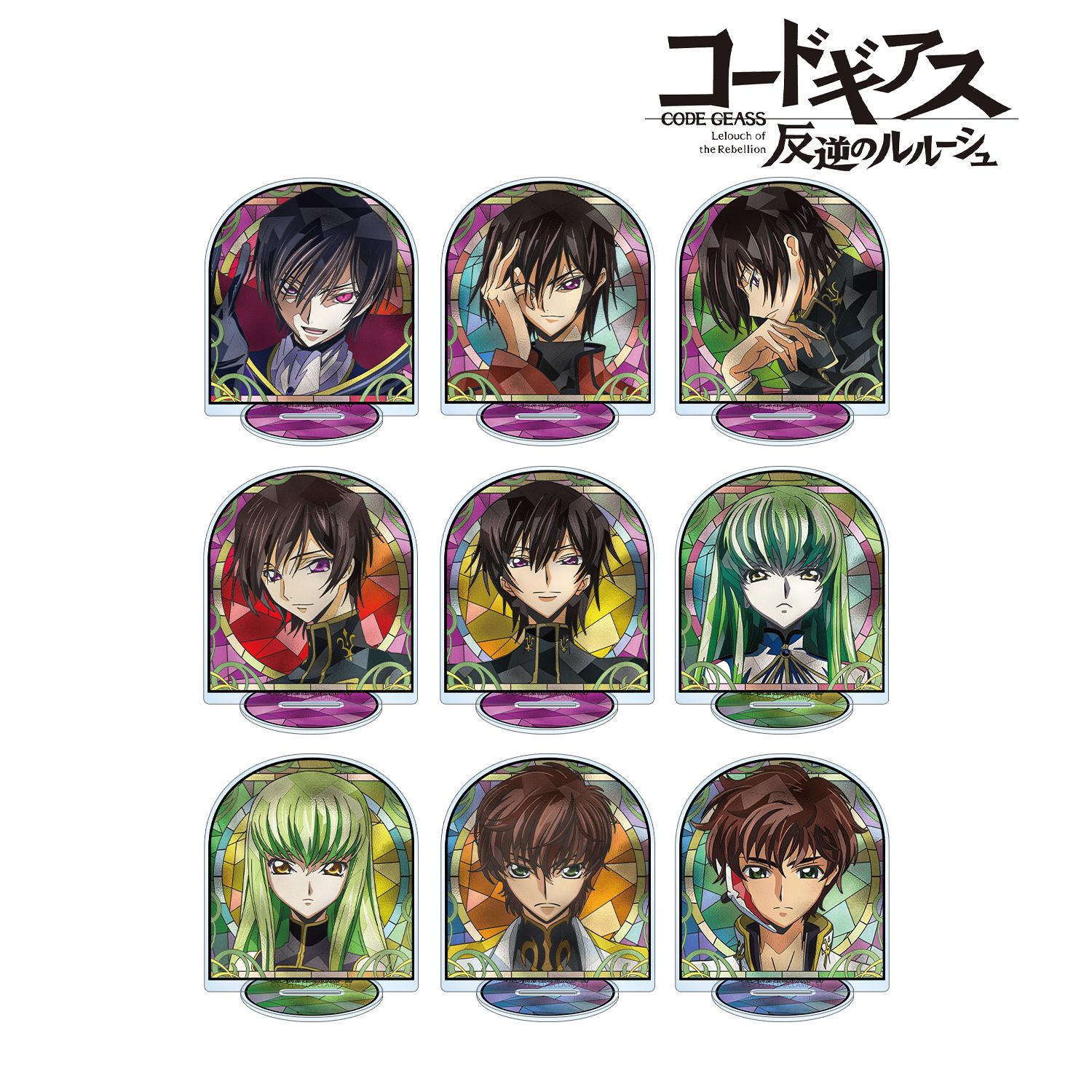 コードギアス 反逆のルルーシュ トレーディング Aure Glass アクリルスタンド(単位/単品) 画像 2 | AniSmile