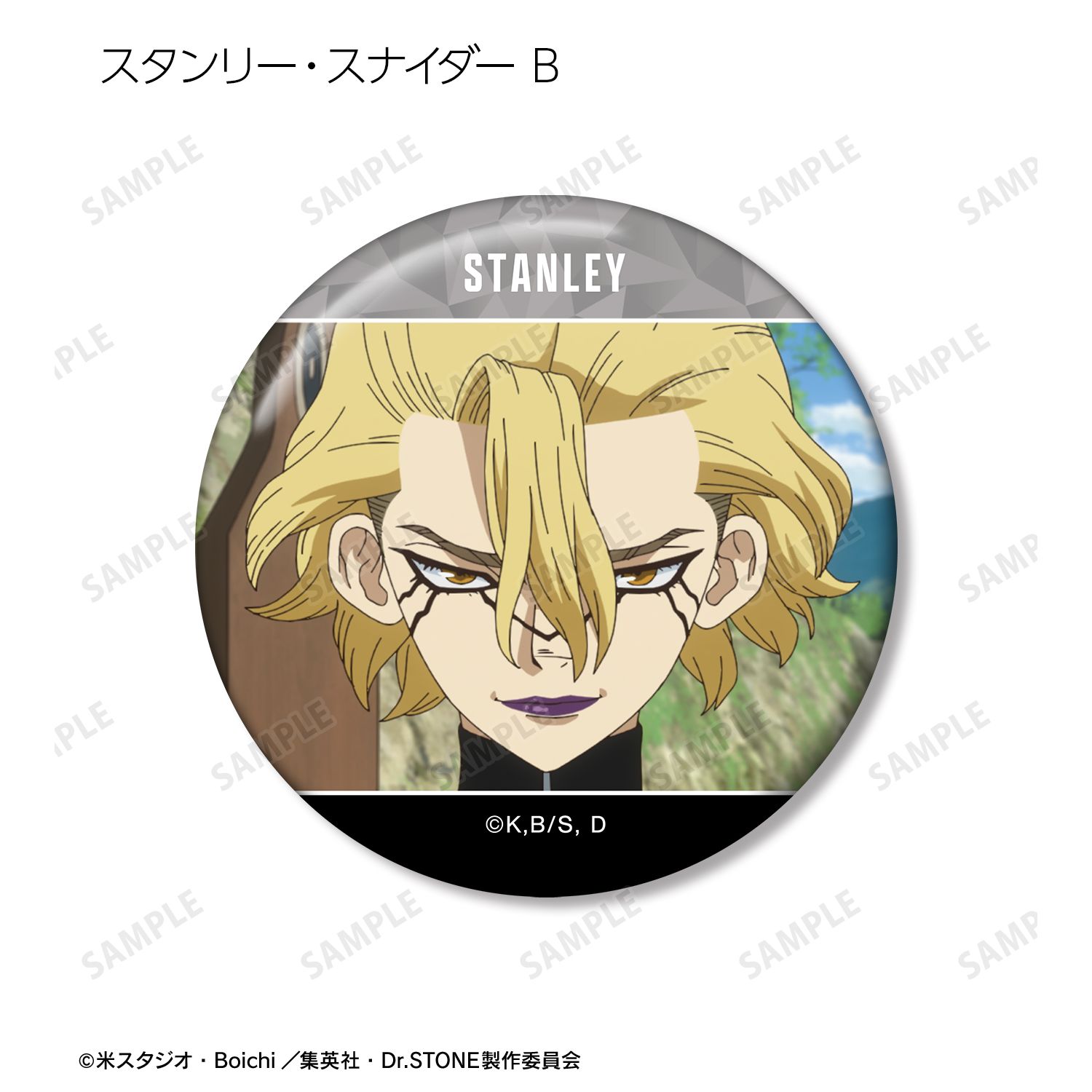 TVアニメ「Dr.STONE」 スタンリー・スナイダー 場面写缶バッジ3個セット 画像 4 | AniSmile