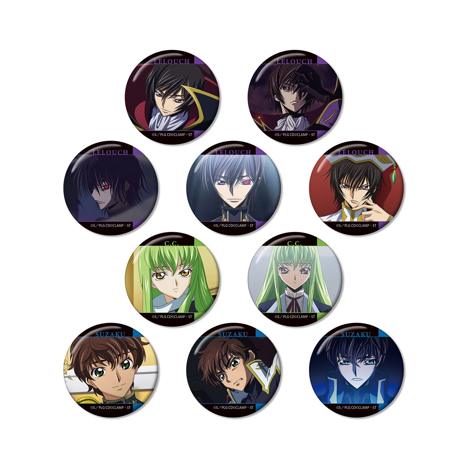 コードギアス 反逆のルルーシュ トレーディング場面写缶バッジ(単位/単品) - AniSmile