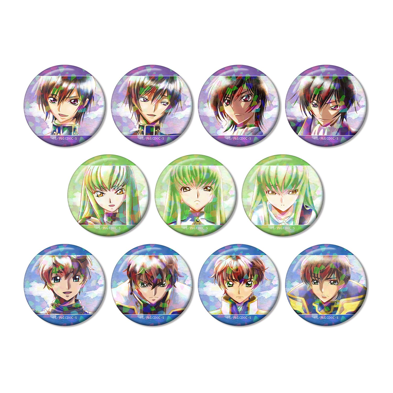 コードギアス 反逆のルルーシュ トレーディング Ani-Art aqua label ホログラム缶バッジ(単位/単品) 画像 2 | AniSmile